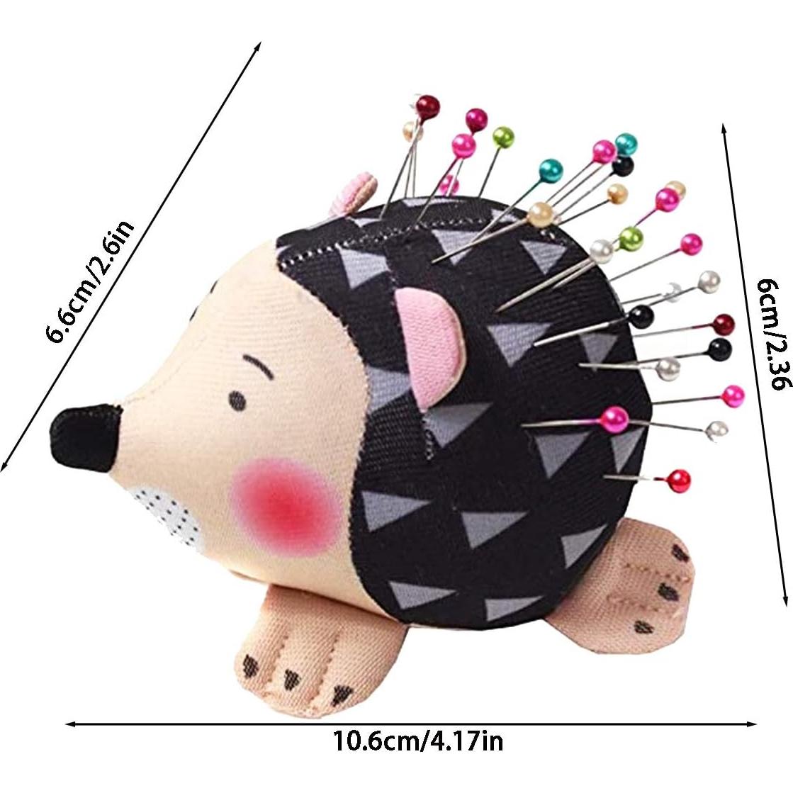 Almohadilla de Agujas Erizo CICITOYWO con 200 Alfileres Multicolor