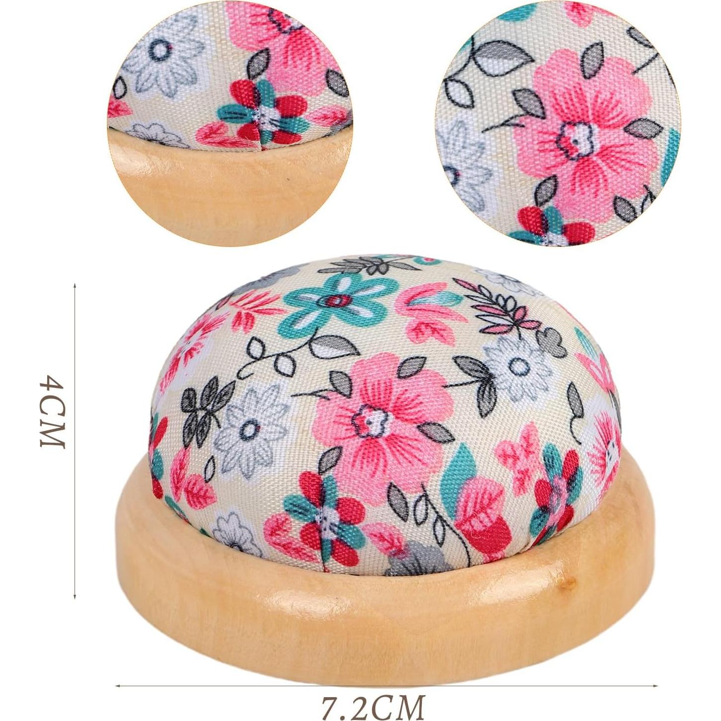 Almohadilla de Agujas de Madera Eruinfang 7.2cm Estilo Japonés