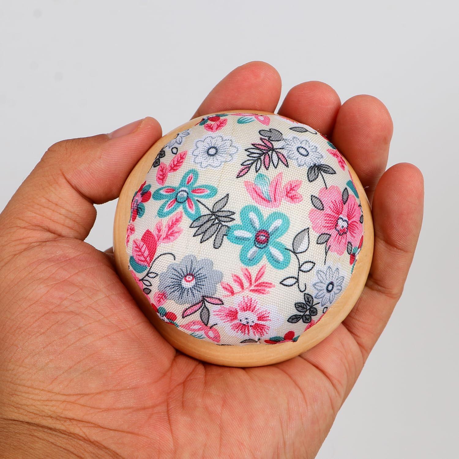 Almohadilla de Agujas de Madera Eruinfang 7.2cm Estilo Japonés