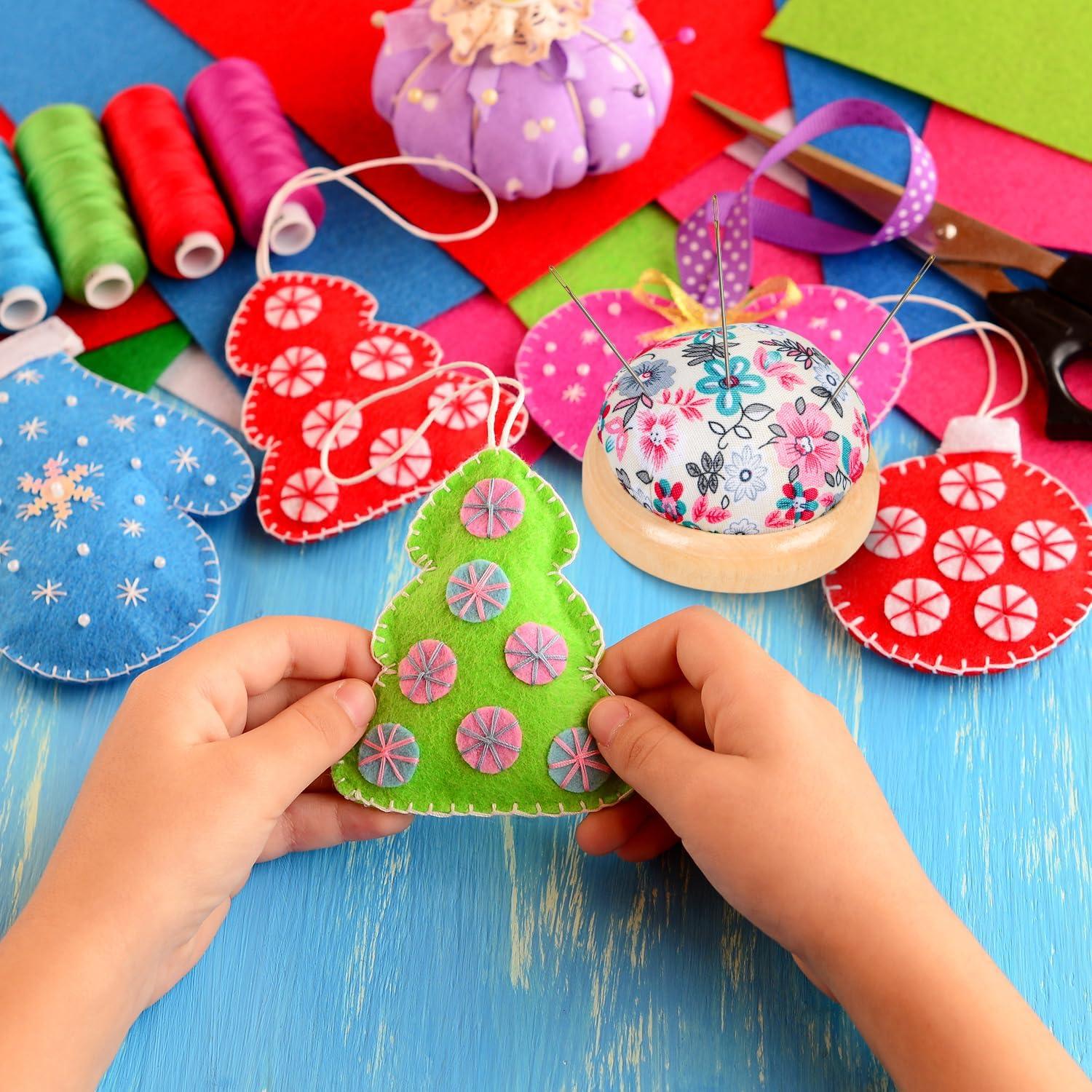 Almohadilla de Agujas de Madera Eruinfang 7.2cm Estilo Japonés