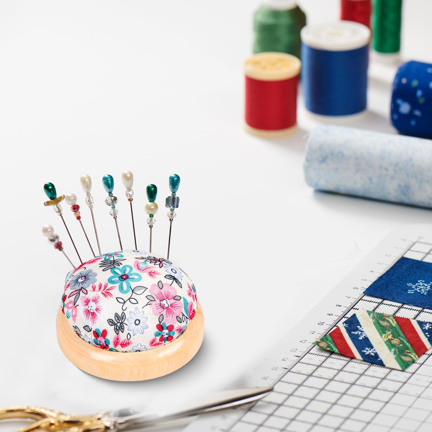 Almohadilla de Agujas de Madera Eruinfang 7.2cm Estilo Japonés