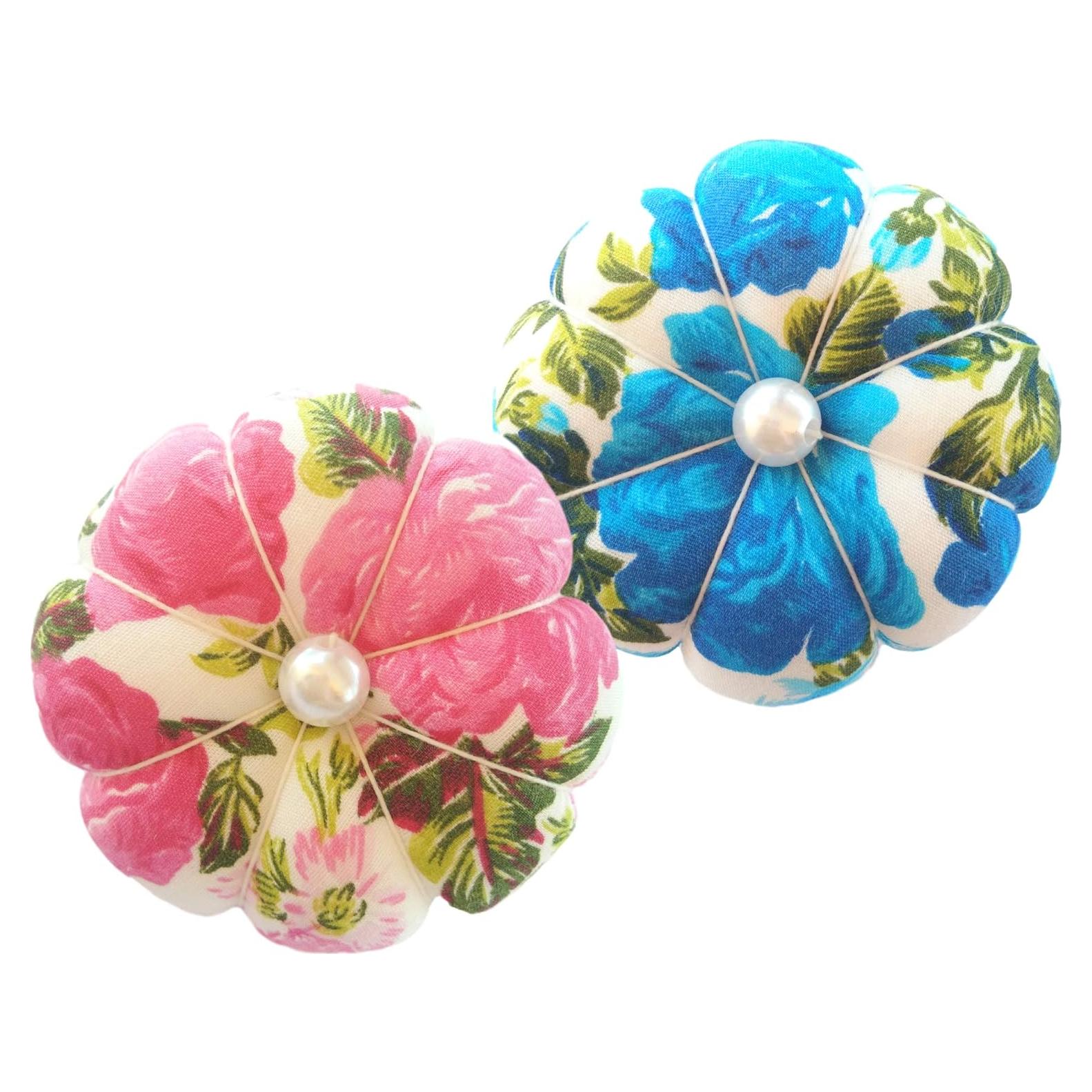 Almohadillas de Agujas CUSHYSTORE 2 Piezas Floral Ajustables