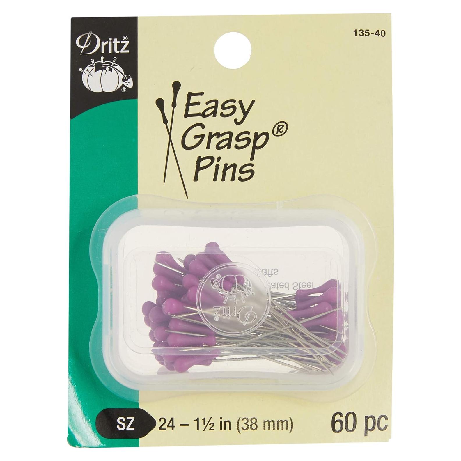 Alfileres de Fácil Agarre Dritz 3.81 cm Morado 60 unidades