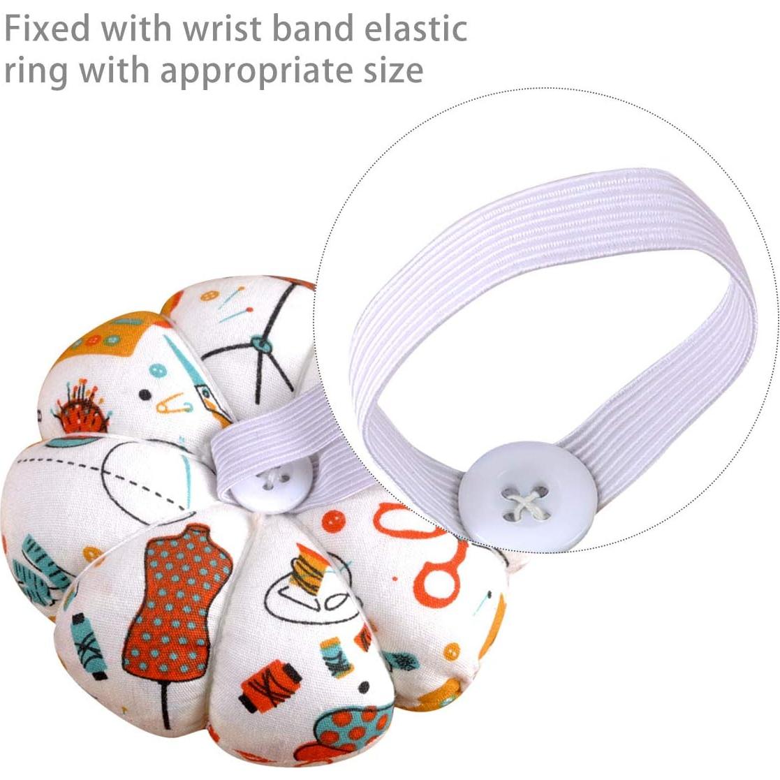 Cojín de Alfileres en la Muñeca eZAKKA Blanco 15x12 cm