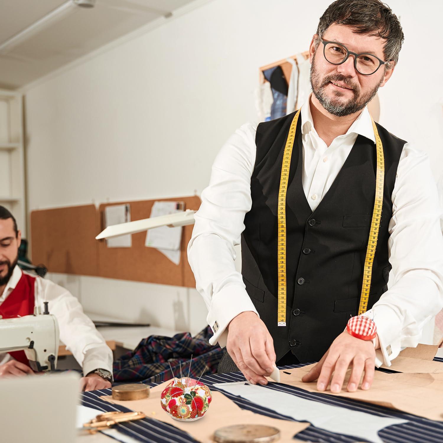 Pin Cushion Pin Cushions for Sewing Wrist Pin Cushion Pin Cushions for Sewing Cute Round Pincushions for Sewing Needle Cushion Quilting Sewing Needle Holders DIY Crafts