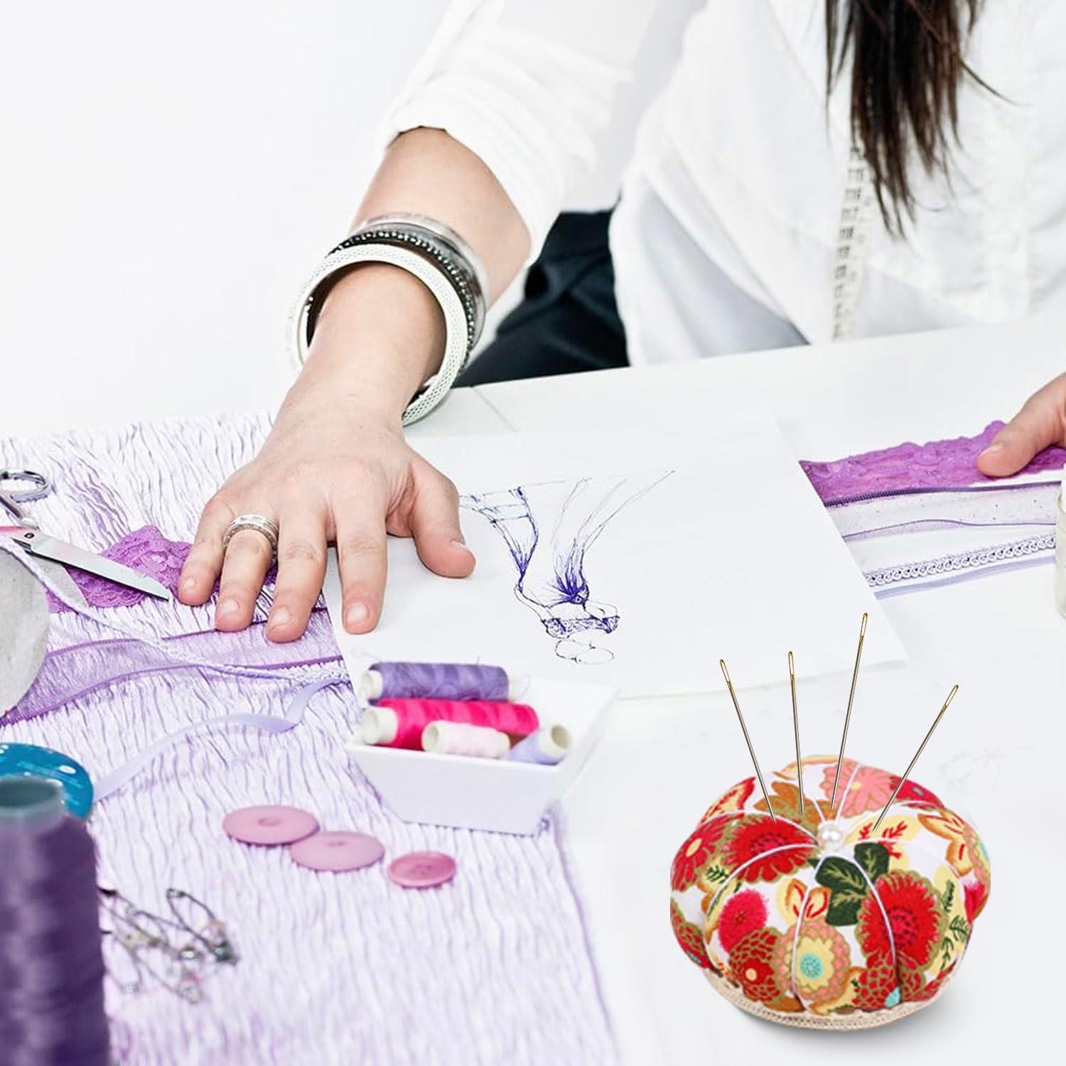 Pin Cushion Pin Cushions for Sewing Wrist Pin Cushion Pin Cushions for Sewing Cute Round Pincushions for Sewing Needle Cushion Quilting Sewing Needle Holders DIY Crafts