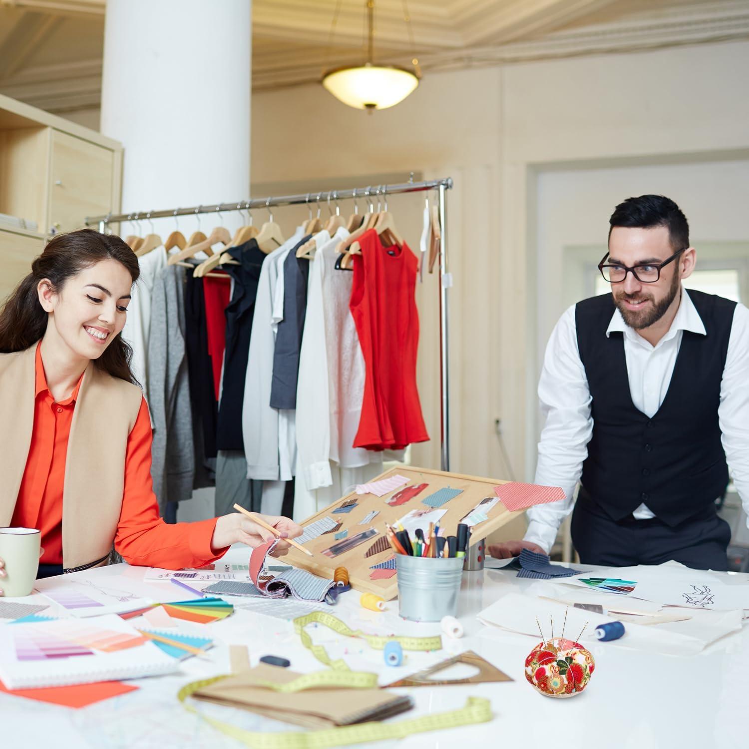 Pin Cushion Pin Cushions for Sewing Wrist Pin Cushion Pin Cushions for Sewing Cute Round Pincushions for Sewing Needle Cushion Quilting Sewing Needle Holders DIY Crafts