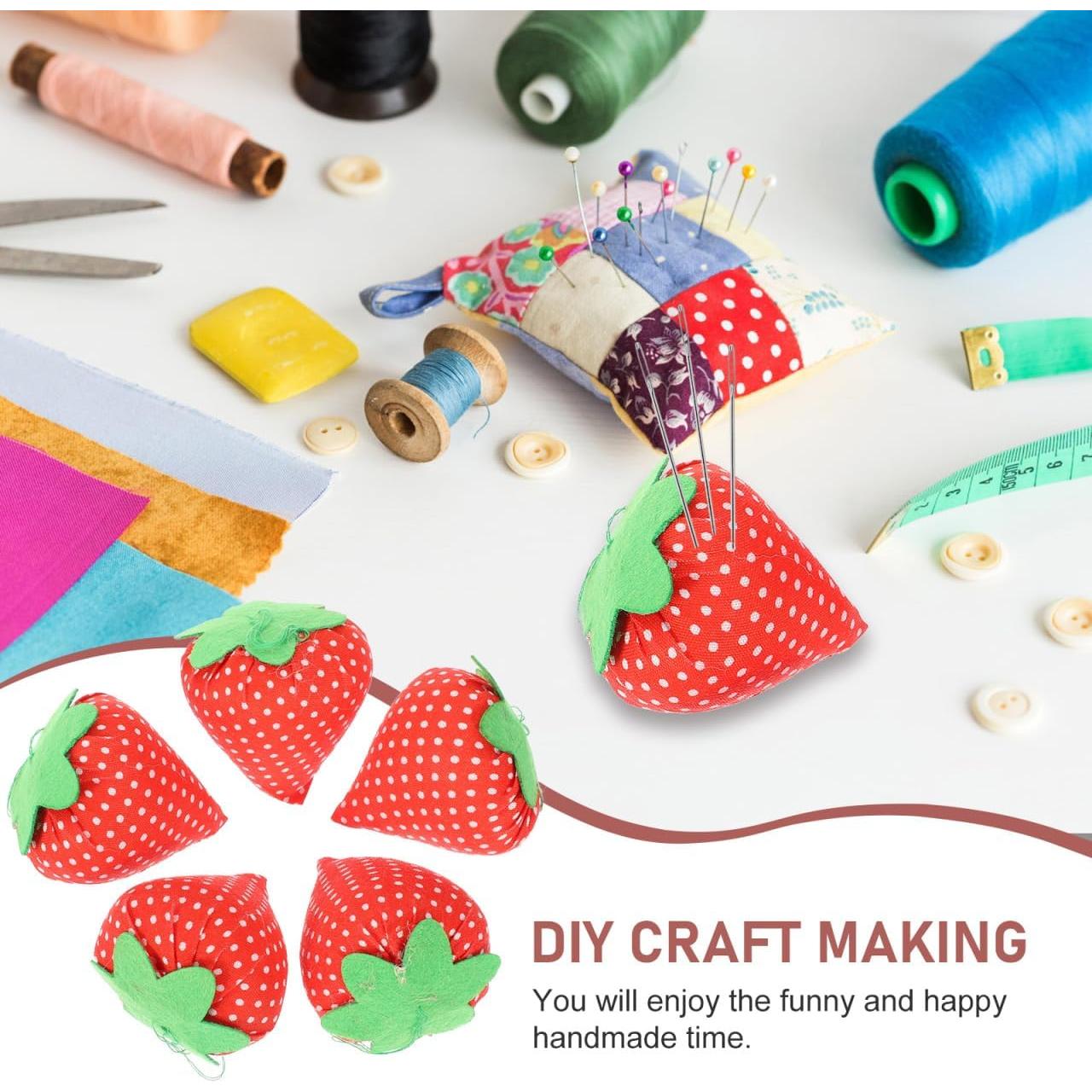 Almohadilla de Costura en Forma de Fresa Artibetter 5cm