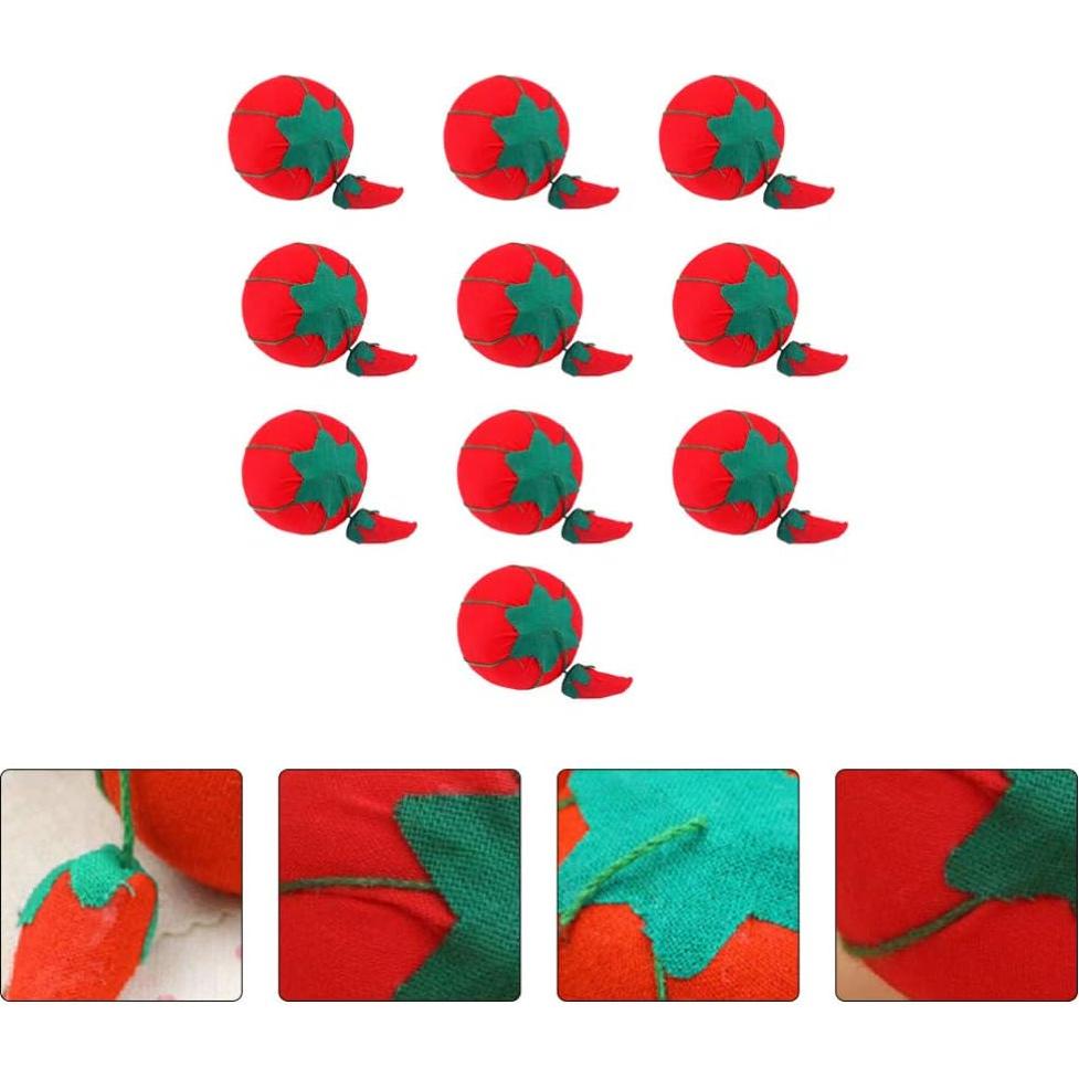 Almohadilla de Tomate EXCEART 10pcs para Costura 5cm
