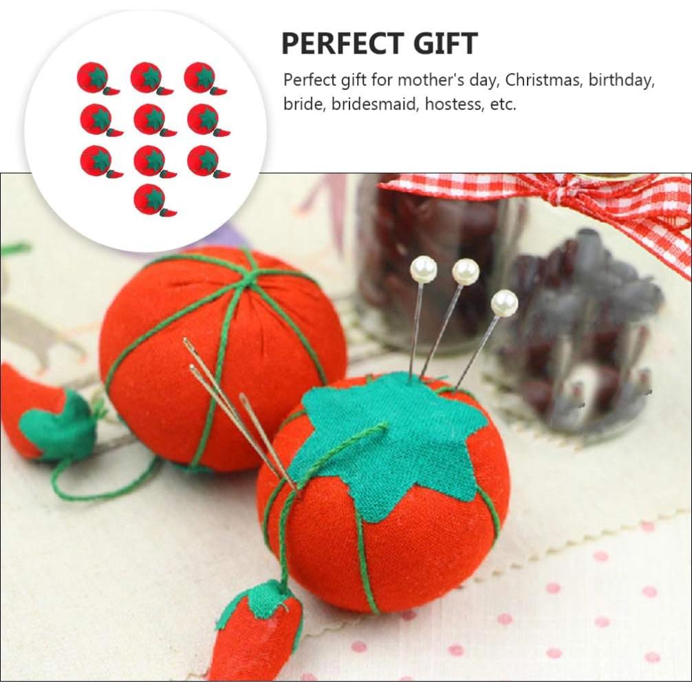 Almohadilla de Tomate EXCEART 10pcs para Costura 5cm