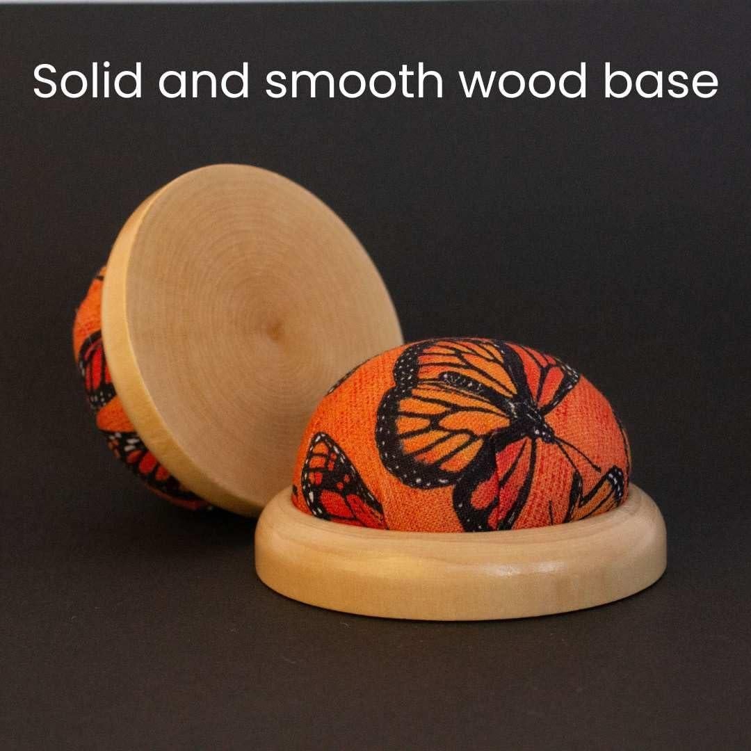 Almohadilla para Alfileres Fair Goods Mariposa Monarca 6.35cm