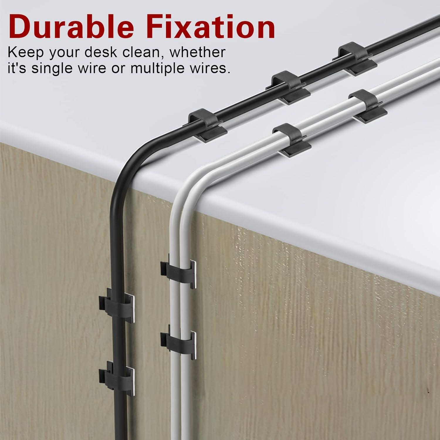 Clips Adhesivos para Cables XHF 120 PCS Organizador