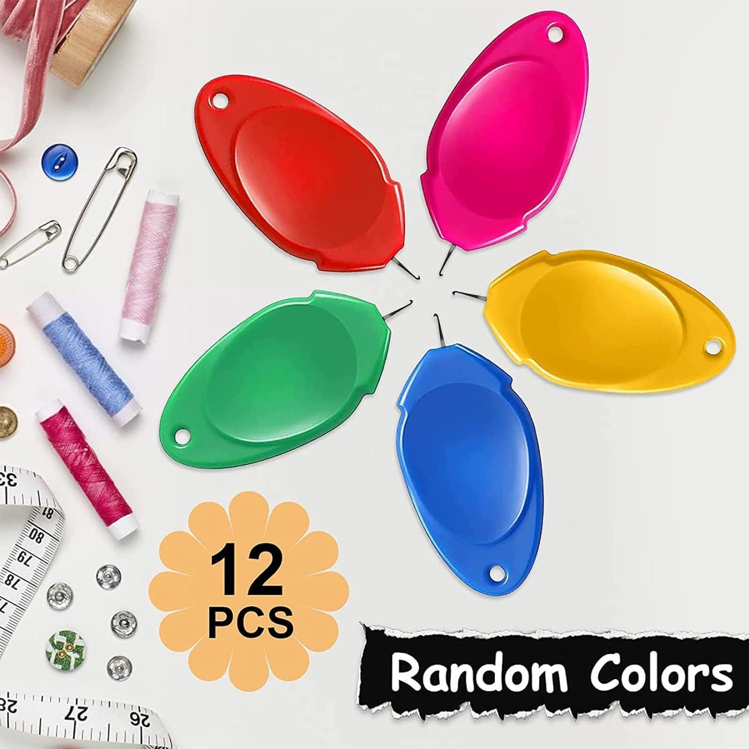 Enhebrador de Agujas TOOVREN 12PCS Plástico Multicolor