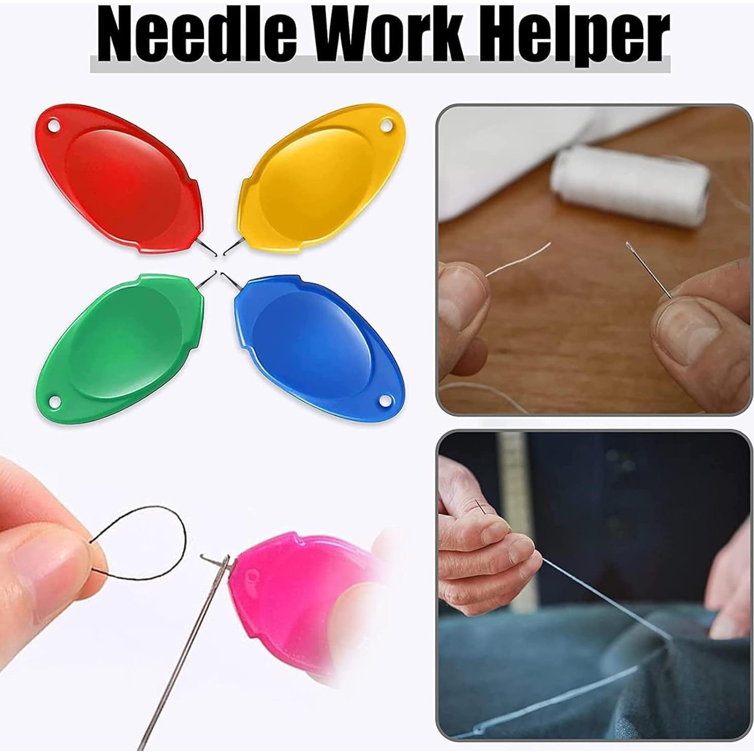 Enhebrador de Agujas TOOVREN 12PCS Plástico Multicolor