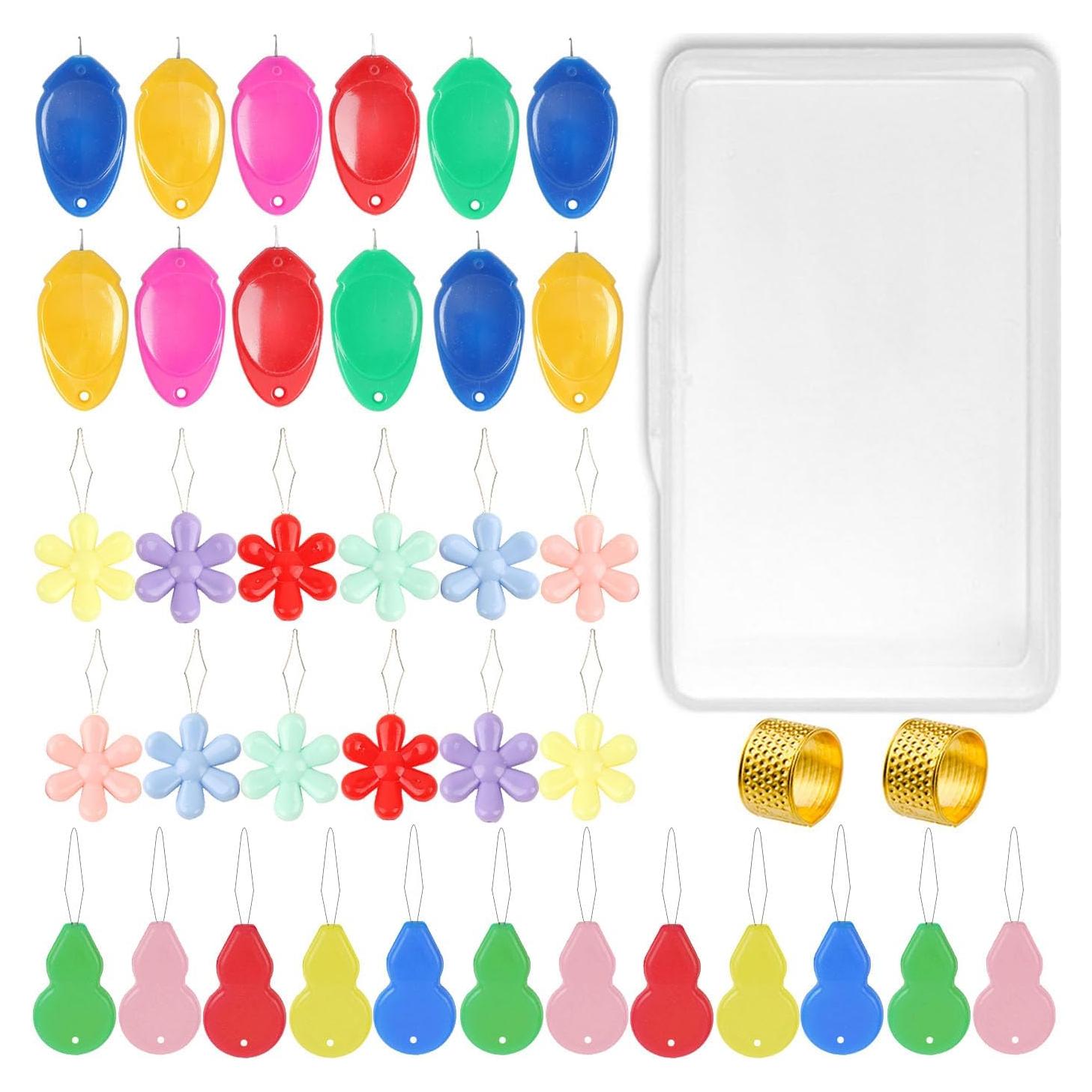 Kit de Enhebradores de Agujas Jneoace 38 Pcs con Caja