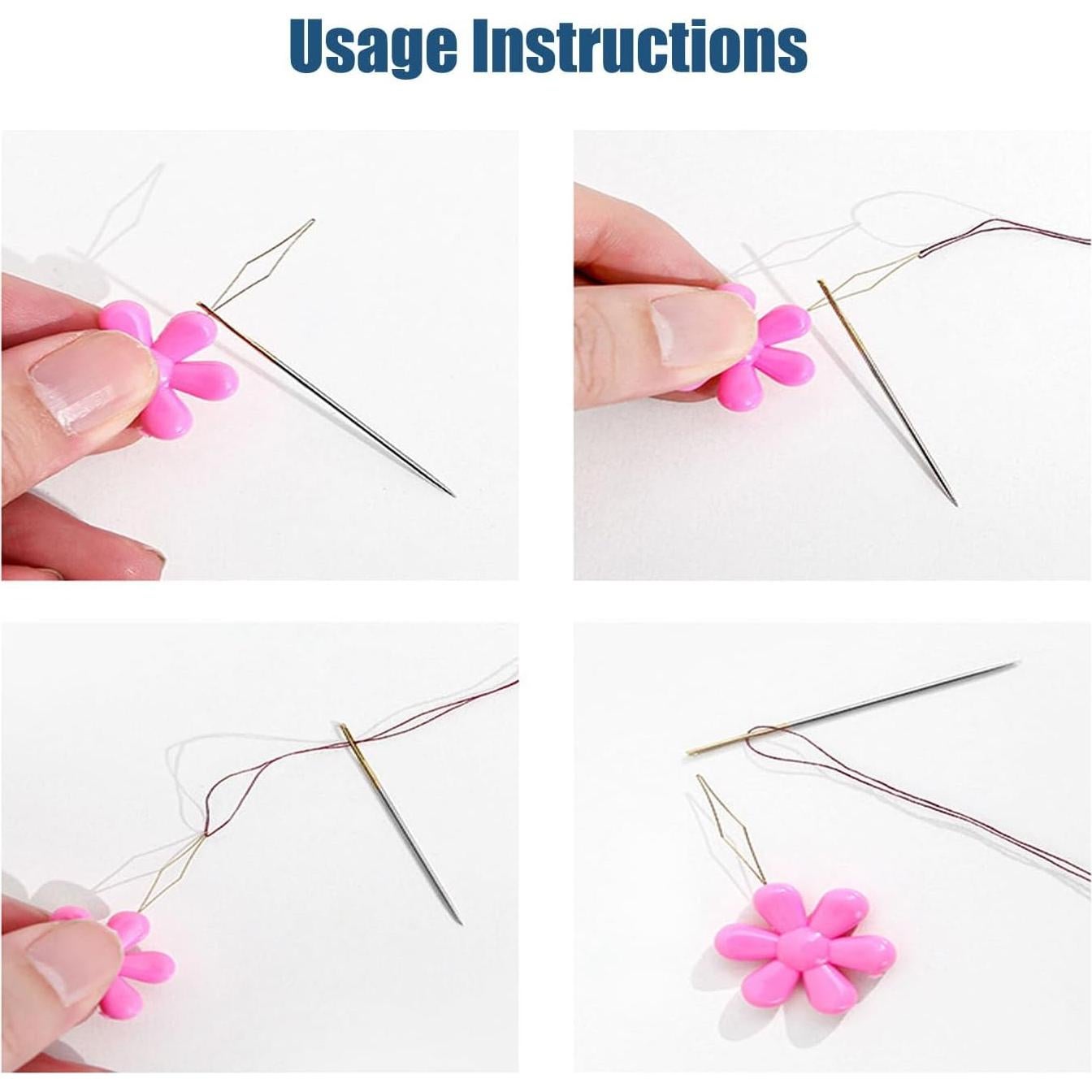 Kit de Enhebradores de Agujas Jneoace 38 Pcs con Caja