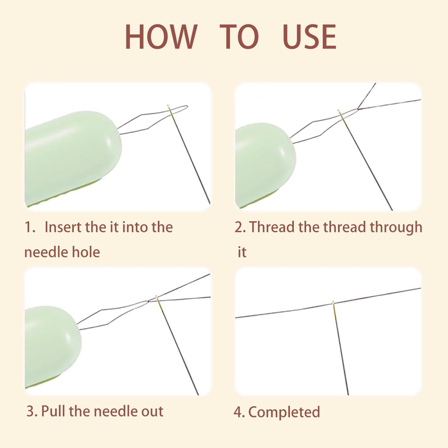 Paquete de 3 Cortadores y Enhebradores de Agujas TQLONKTE