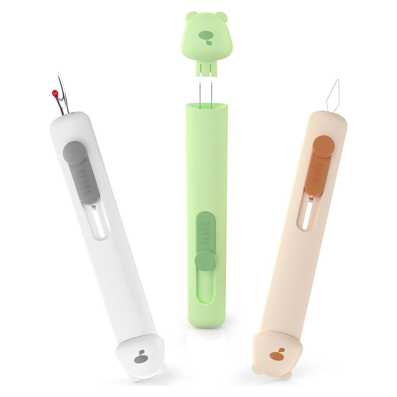 Kit de Costura 3-en-1 FUTUREERA con Enhebrador y Desgarrador