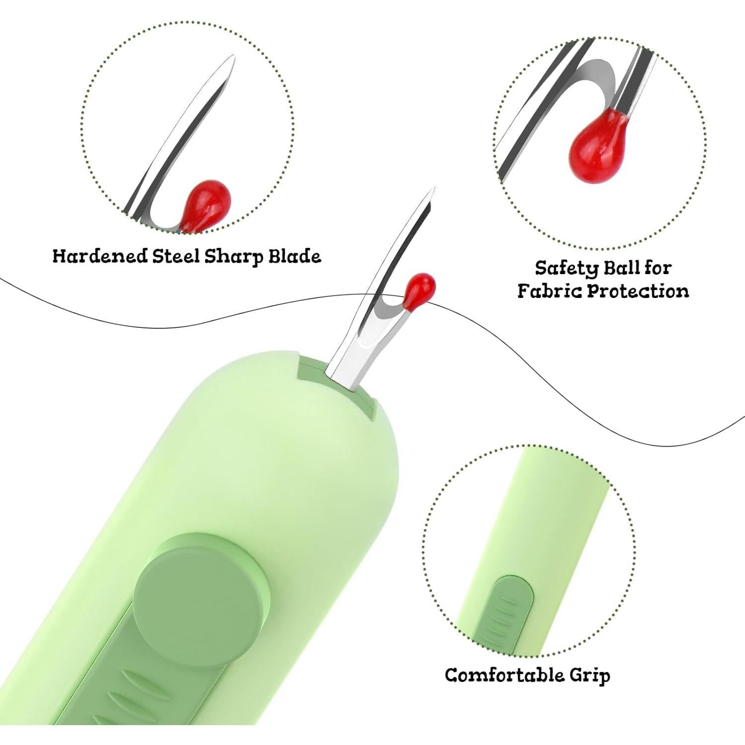 Kit de Costura 3-en-1 FUTUREERA con Enhebrador y Desgarrador