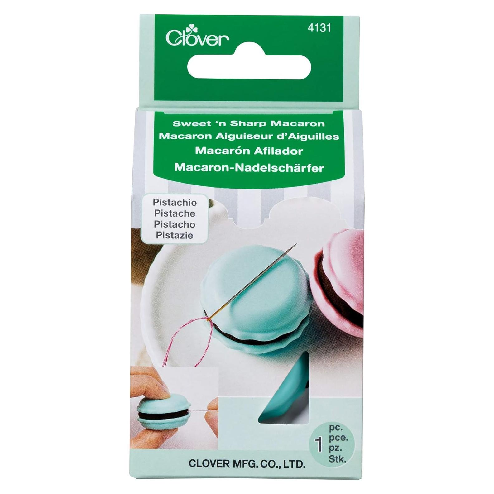 Afilador de Agujas Clover Sweet 'n Sharp Macaron Verde