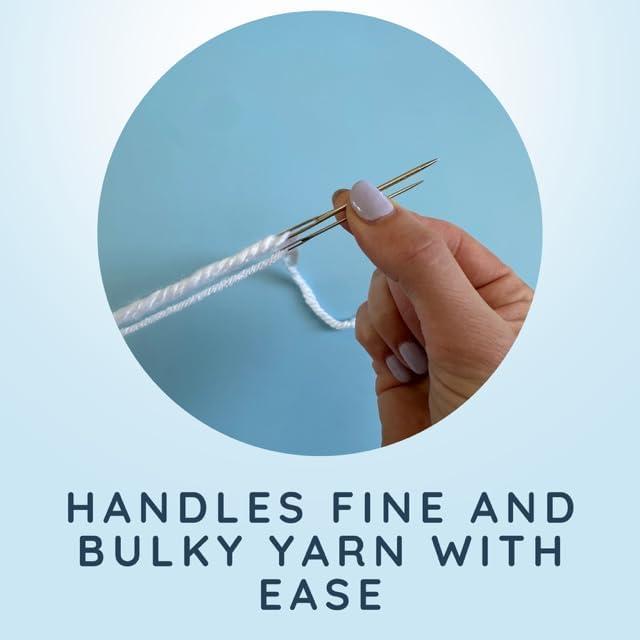 Agujas de Ojo Grande Premium Little Hooligans - 6 Piezas