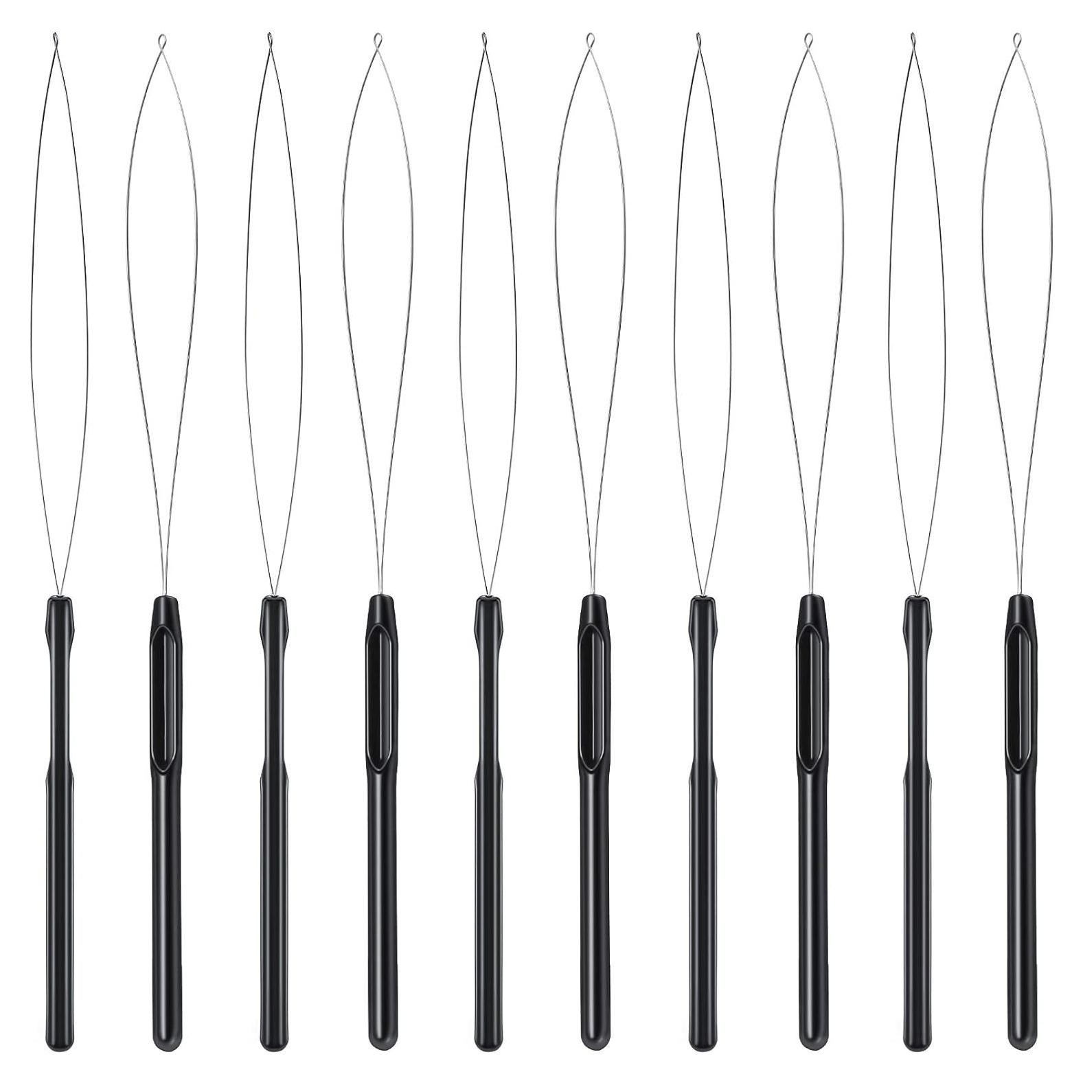 Kit de 10 Agujas de Bucle para Extensiones de Cabello Zonon