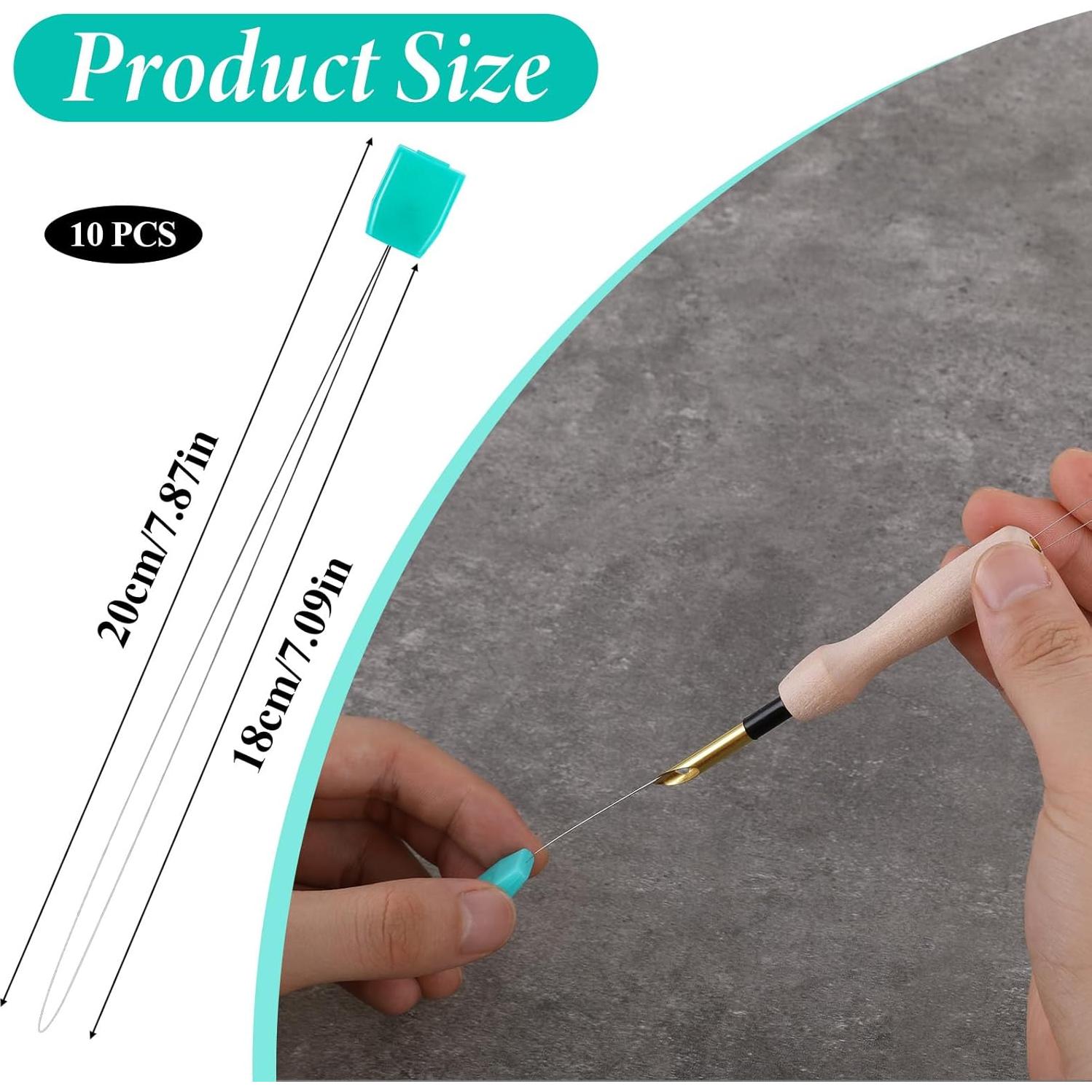 10 Enhebradores de Agujas 20 cm Psyqtsuary para Bordado