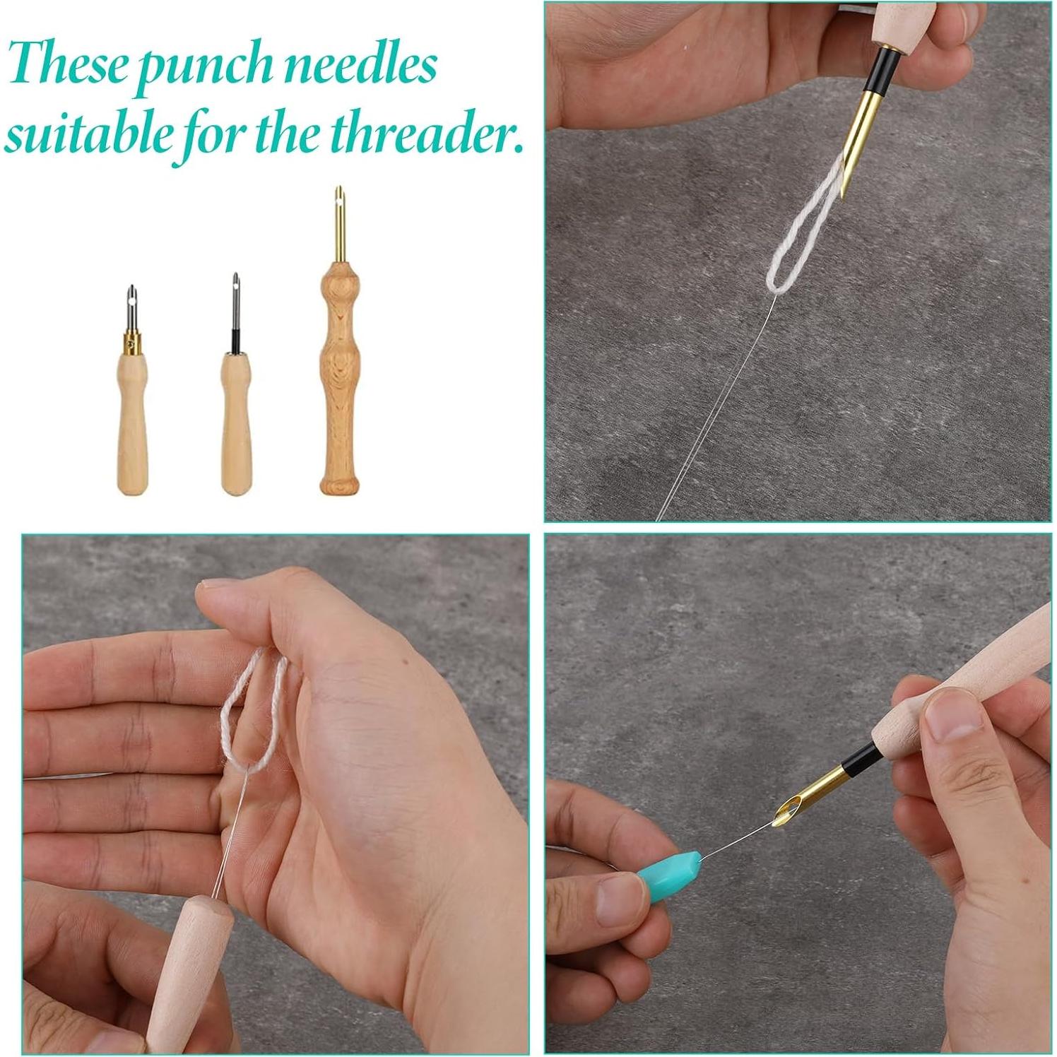 10 Enhebradores de Agujas 20 cm Psyqtsuary para Bordado