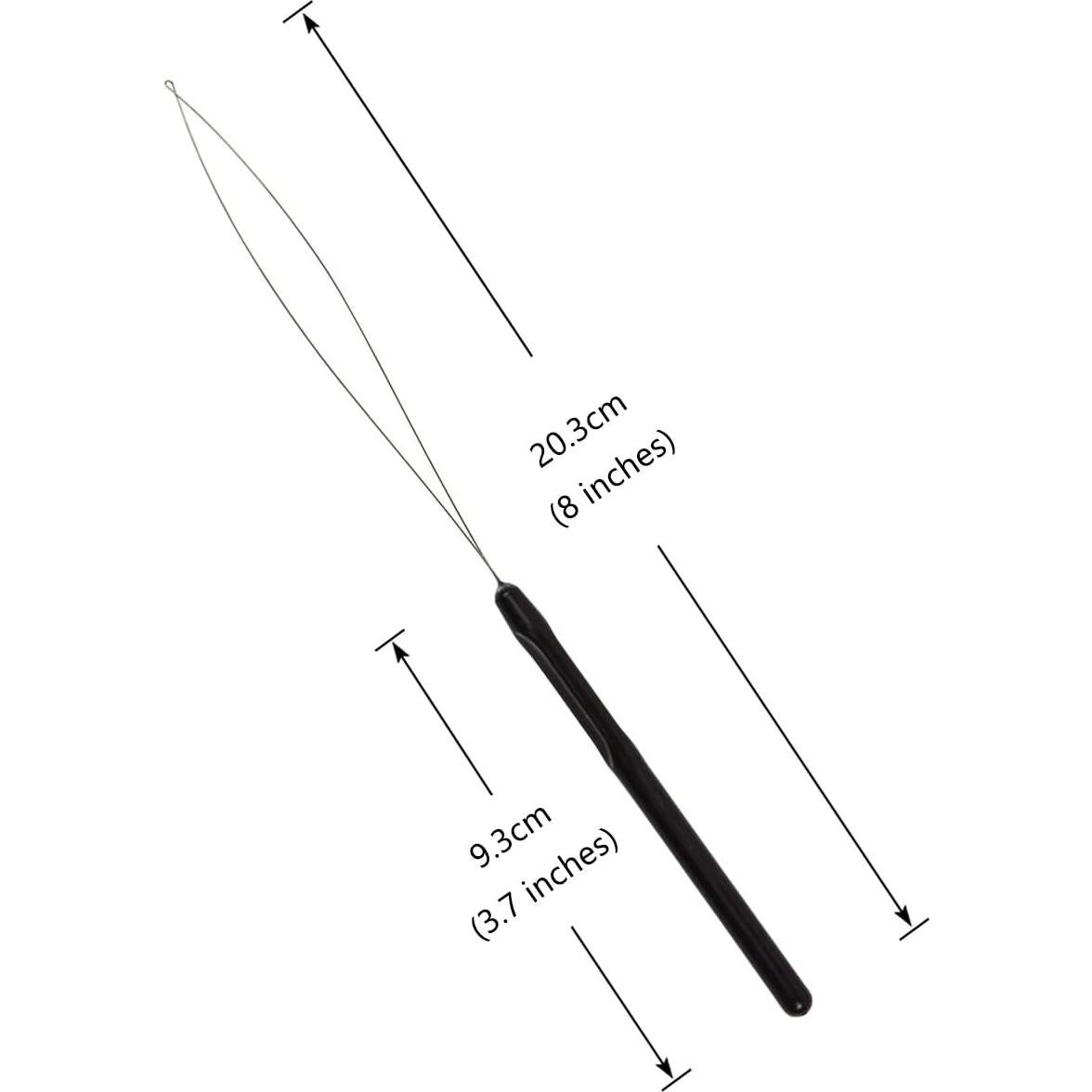 10 Piezas Herramienta de Aguja para Extensiones de Cabello BIYOUTE