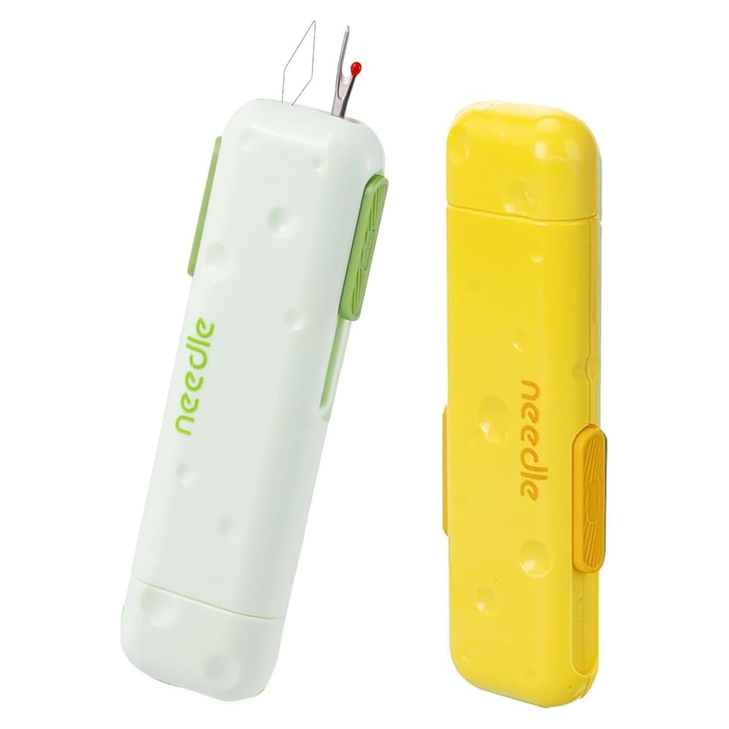 Enhebrador de Agujas 3 en 1 GUWENTAO con Almacenamiento Magnético