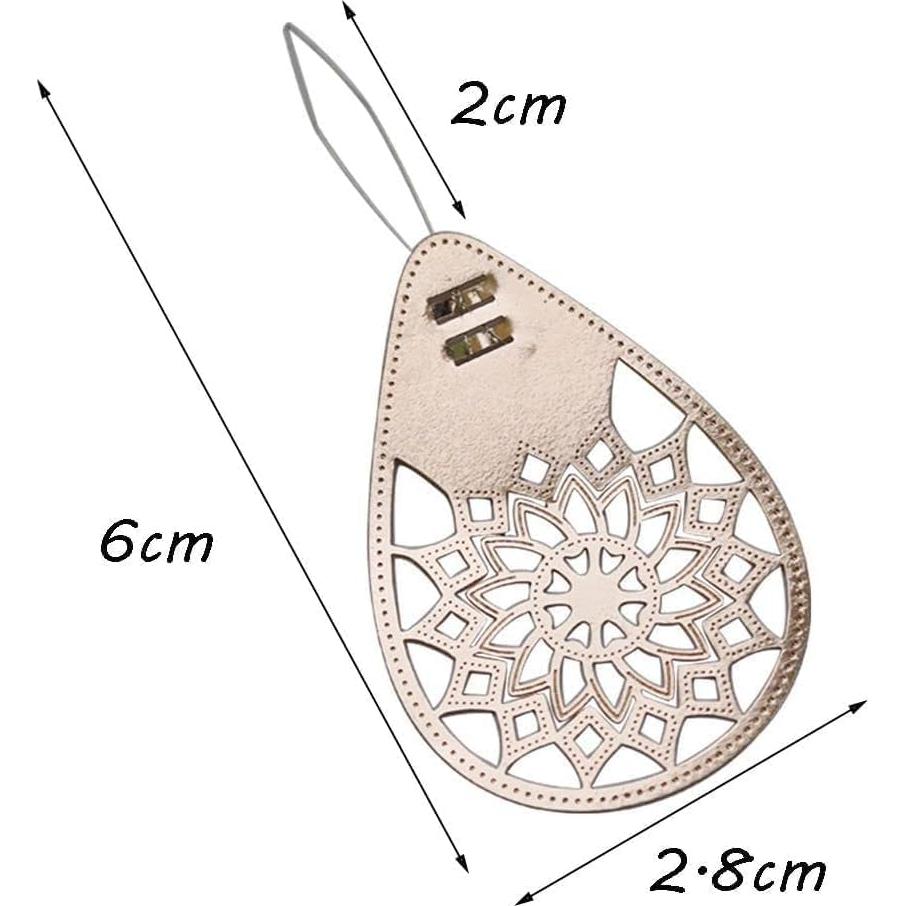 Juego de Enhebradores de Agujas DPWOUM Oro Rosa 3 Piezas