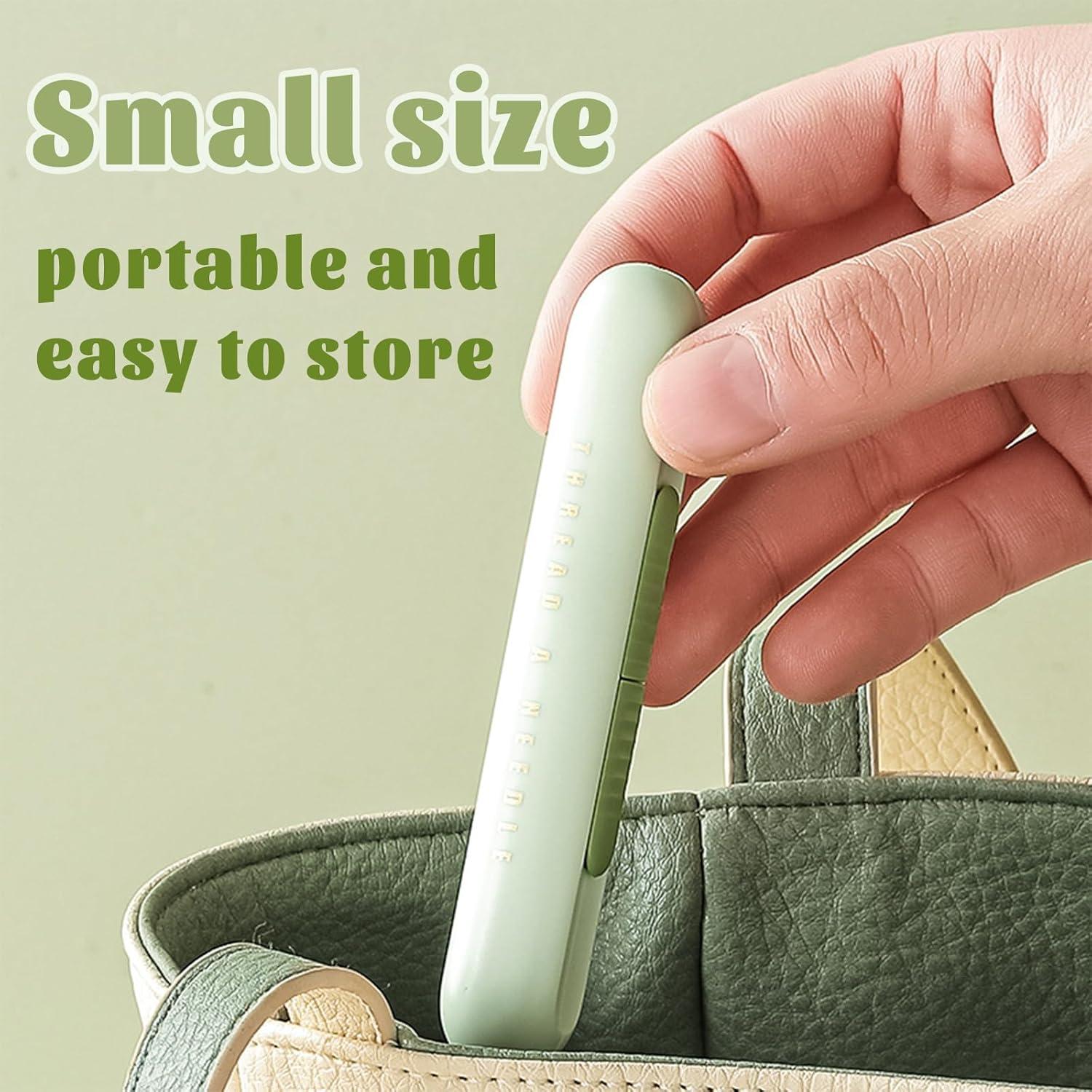 Descosedor y Enhebrador 2-en-1 Hganxiu, Acero Inoxidable