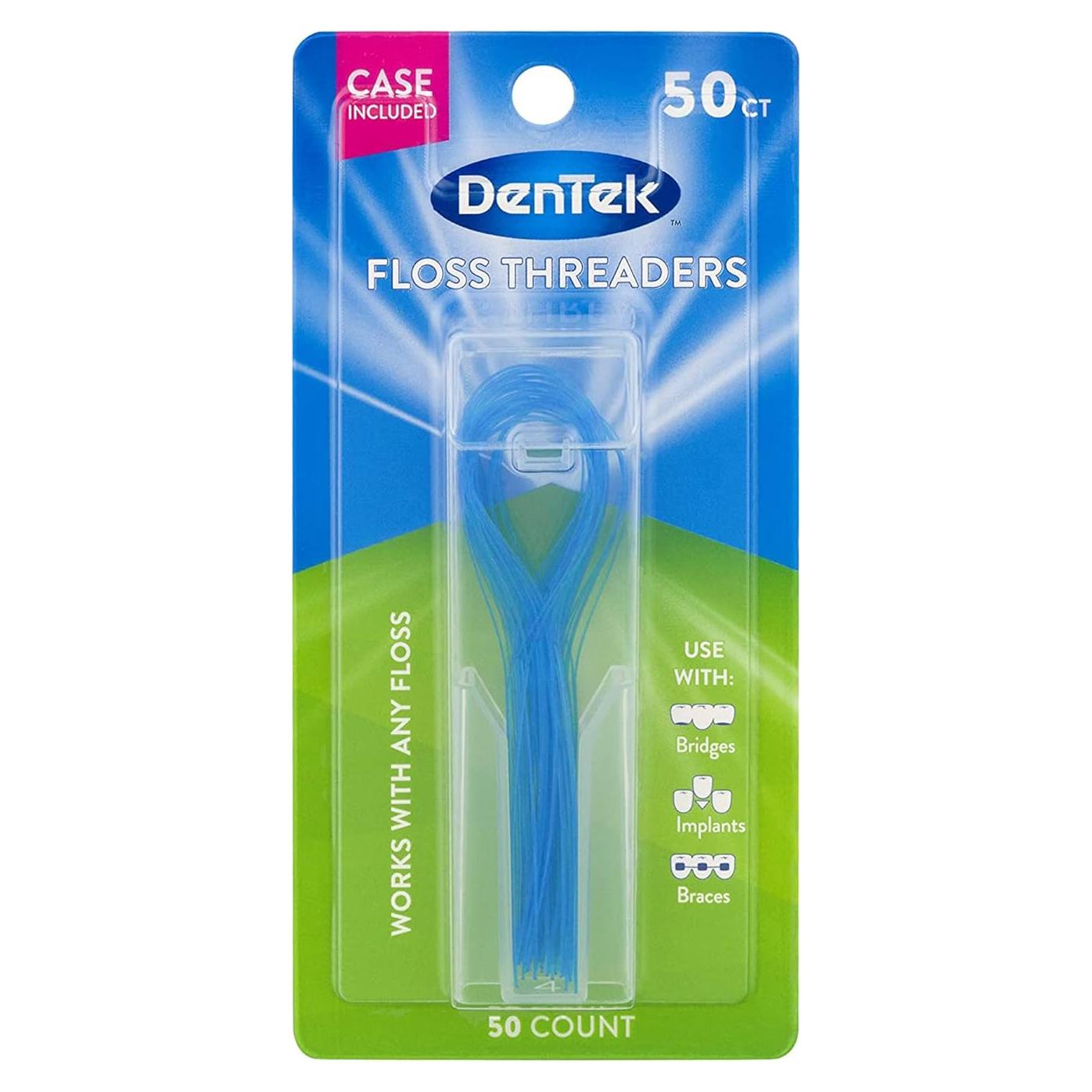 Hilos de Seda DenTek para Frenos y Puentes - 50 Unidades