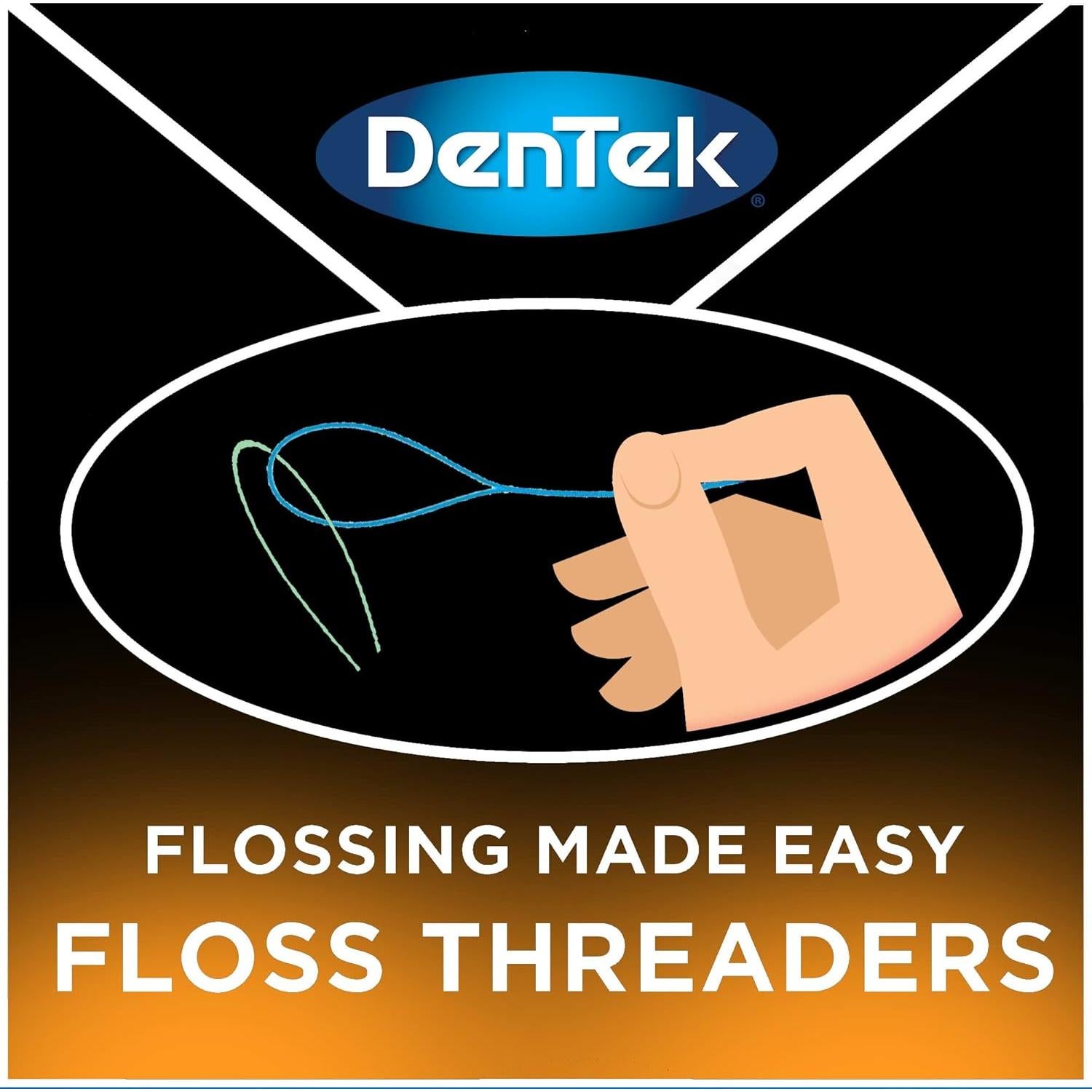 Hilos de Seda DenTek para Frenos y Puentes - 50 Unidades