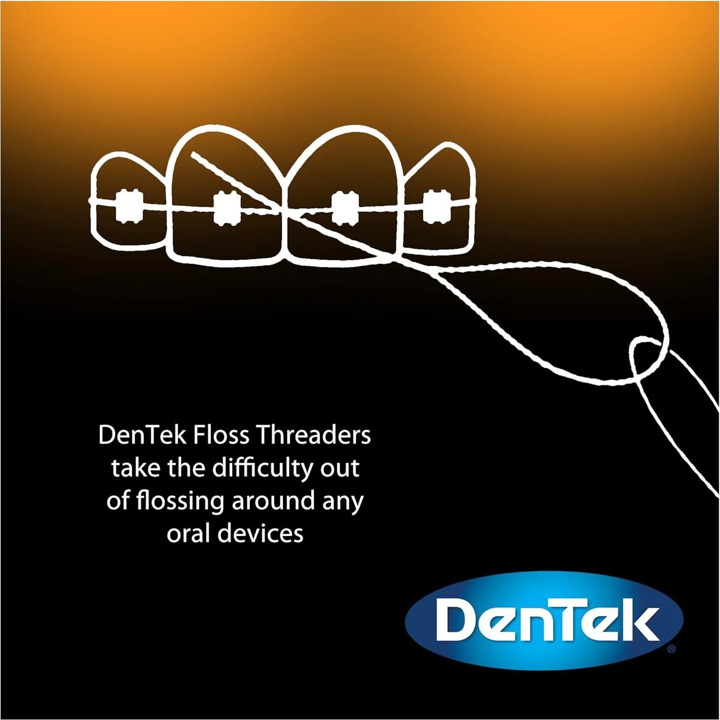 Hilos de Seda DenTek para Frenos y Puentes - 50 Unidades