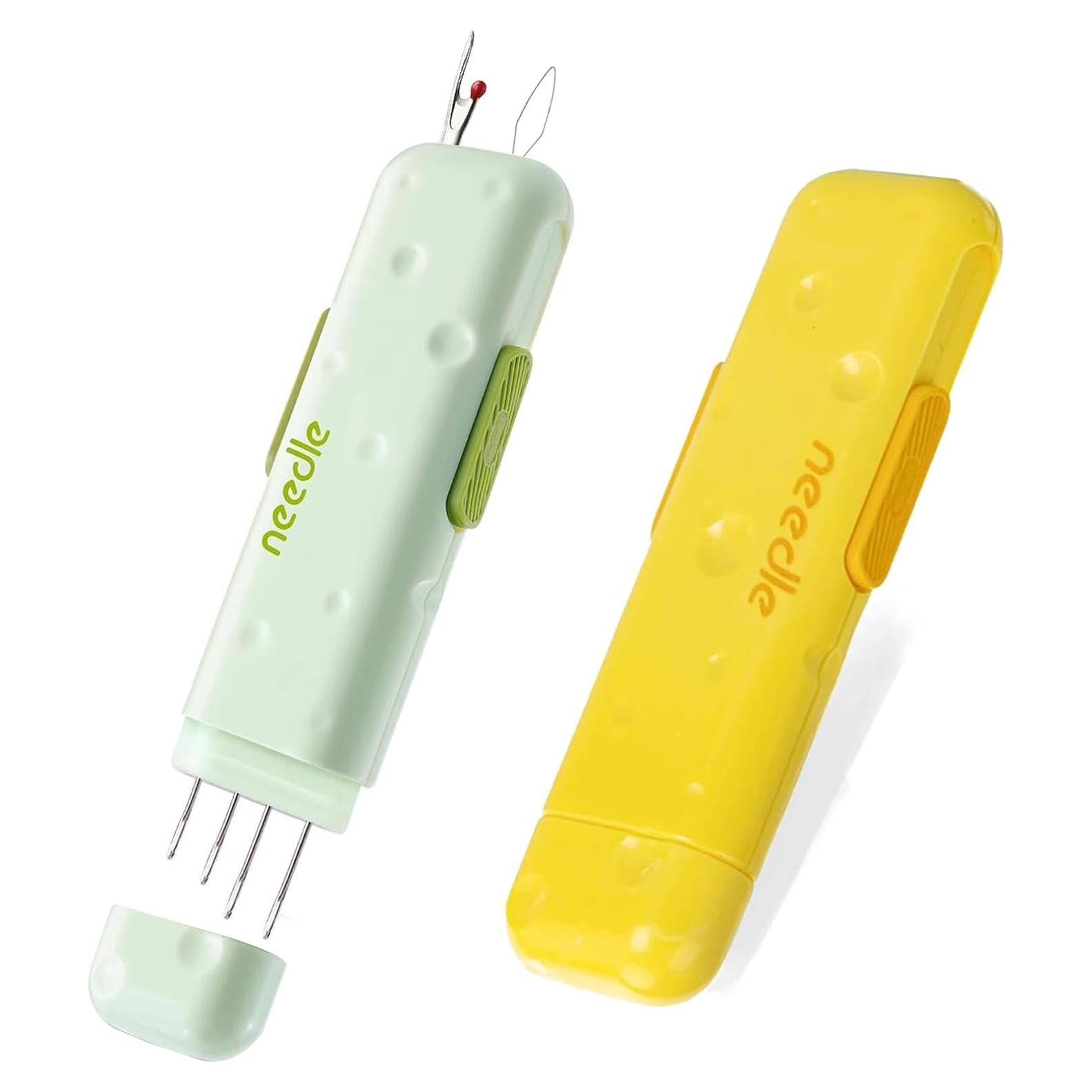 Enhebrador automático 3 en 1 Agamino con descosedor y caja