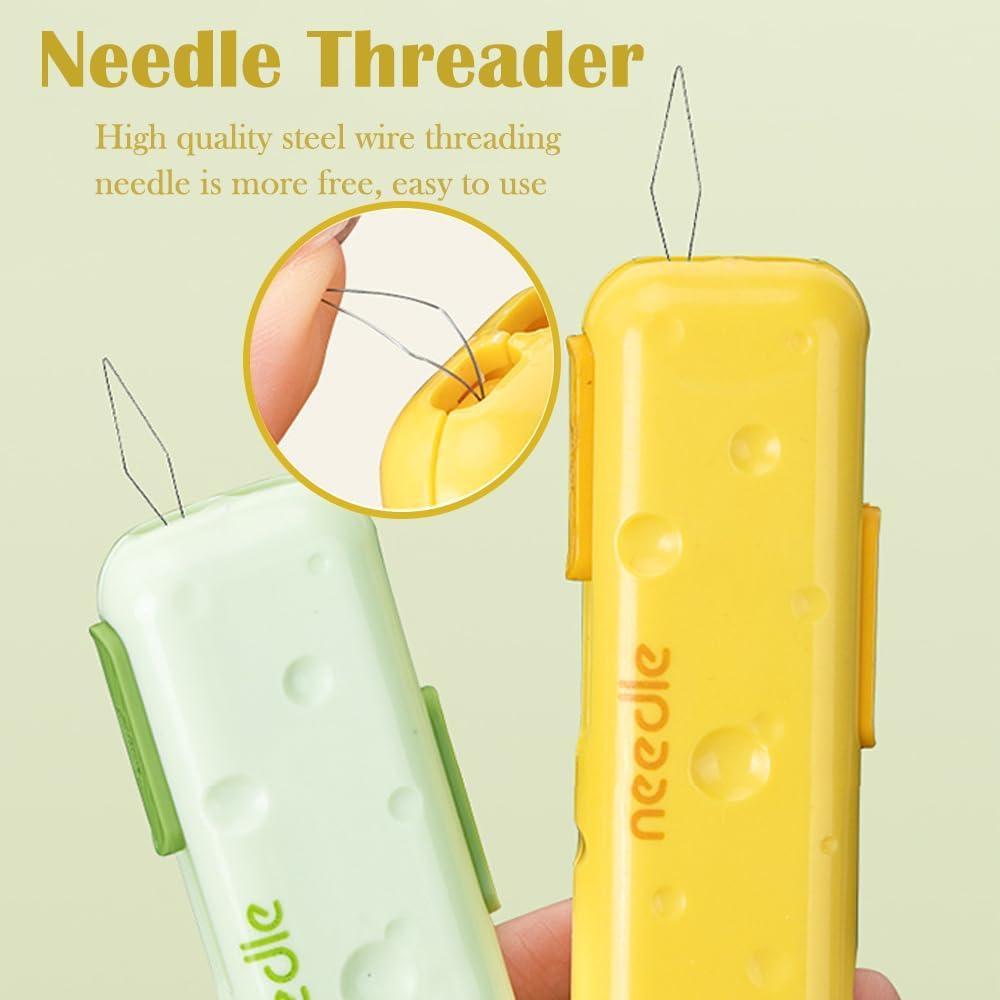 Enhebrador automático 3 en 1 Agamino con descosedor y caja