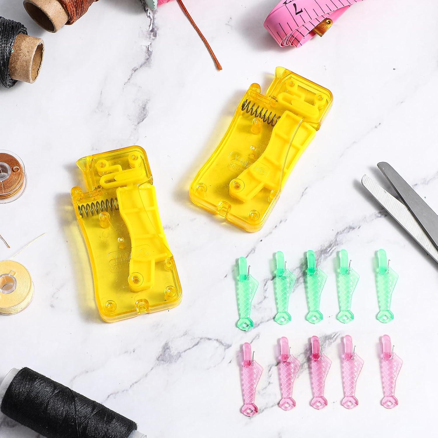 Oruola 12pcs Enhebradores de Agujas para Máquina de Coser