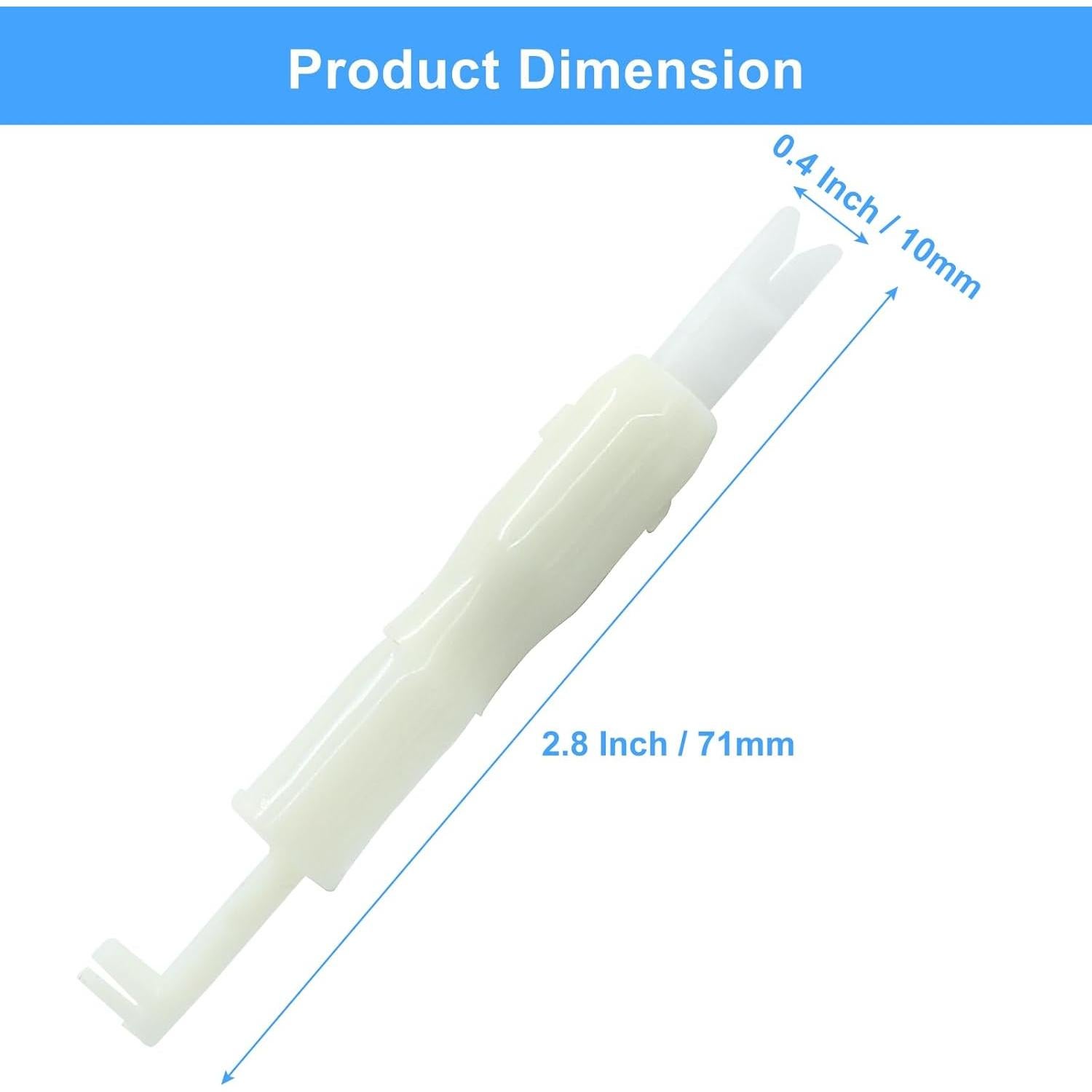 HARSKIYER 4 Pieces Sewing Needle Inserter, White Automatic Needle Threader Easy Needle Threader Tool Thread Needle Helper for Sewing Machine