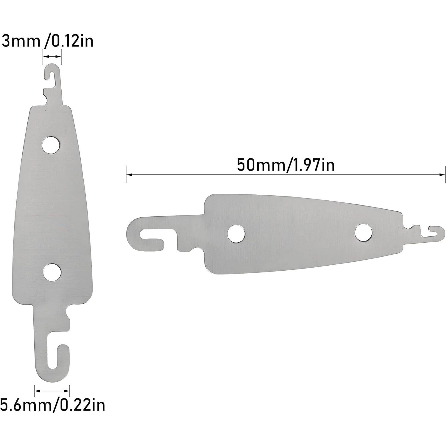 Enhebrador de Agujas LUORNG 100 Piezas Acero Inoxidable