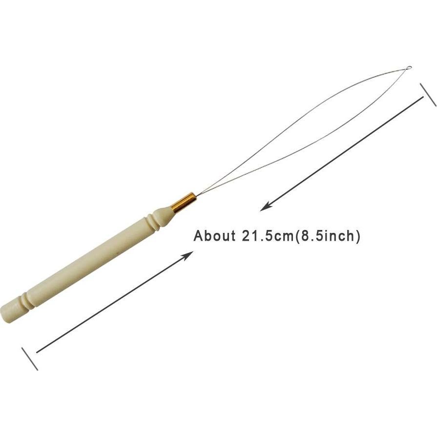 Juego de 6 Herramientas de Aguja para Extensiones de Cabello