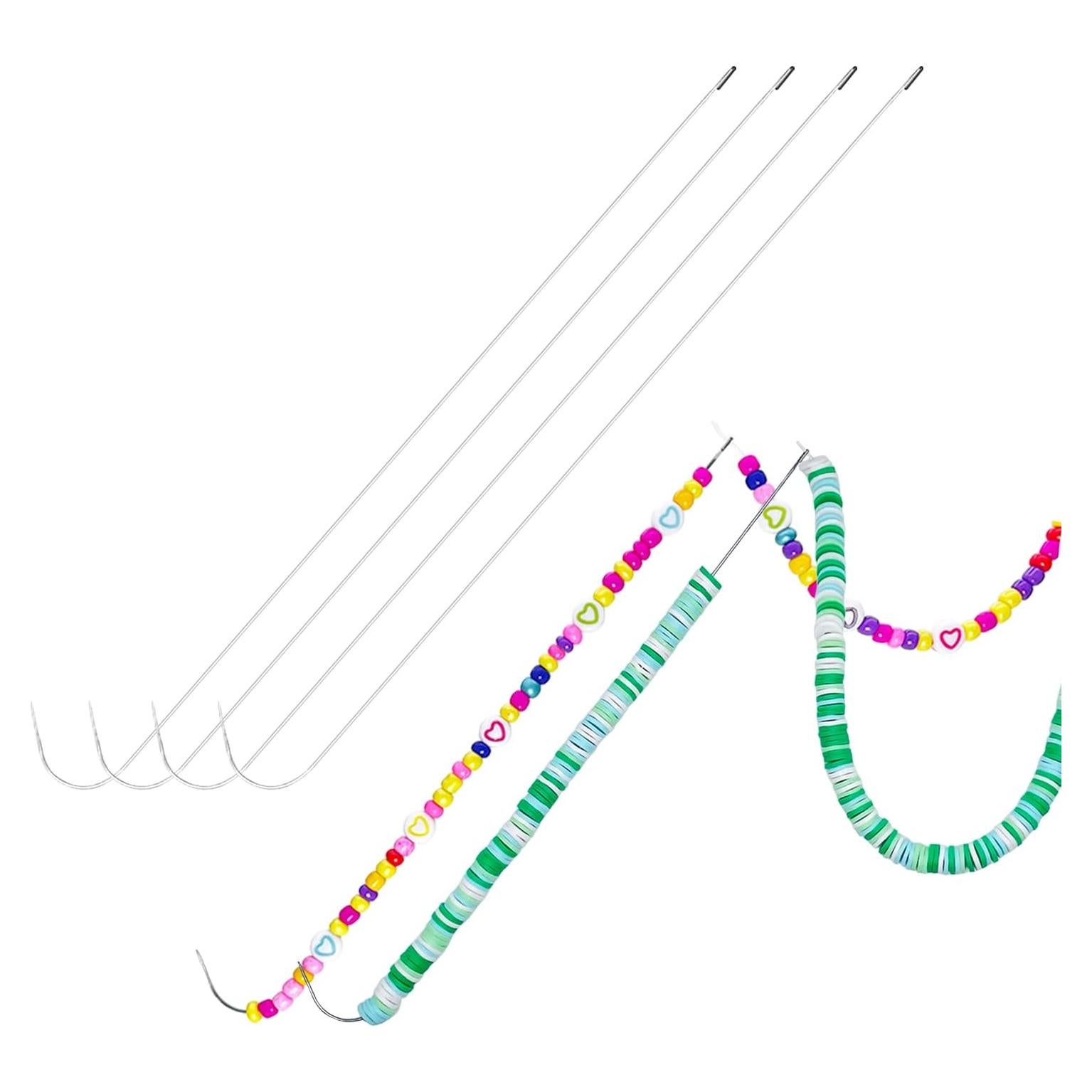 Agujas de Beading Xmada Estilo Clip 17 cm 0.7 mm 4-Pack