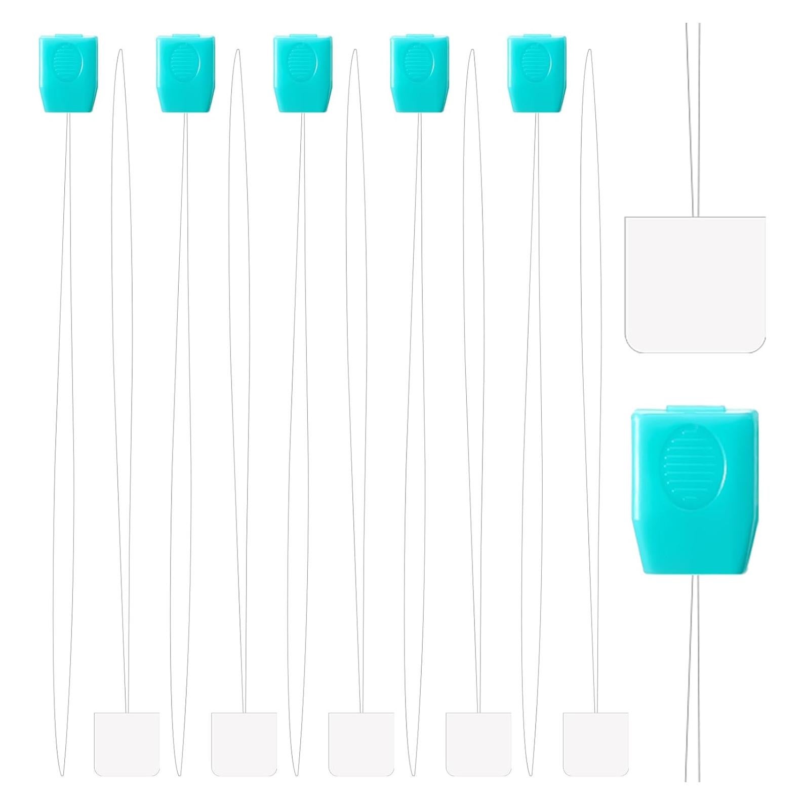 10 Enhebradores de Aguja Larga YQQYG para Bordado 20 cm