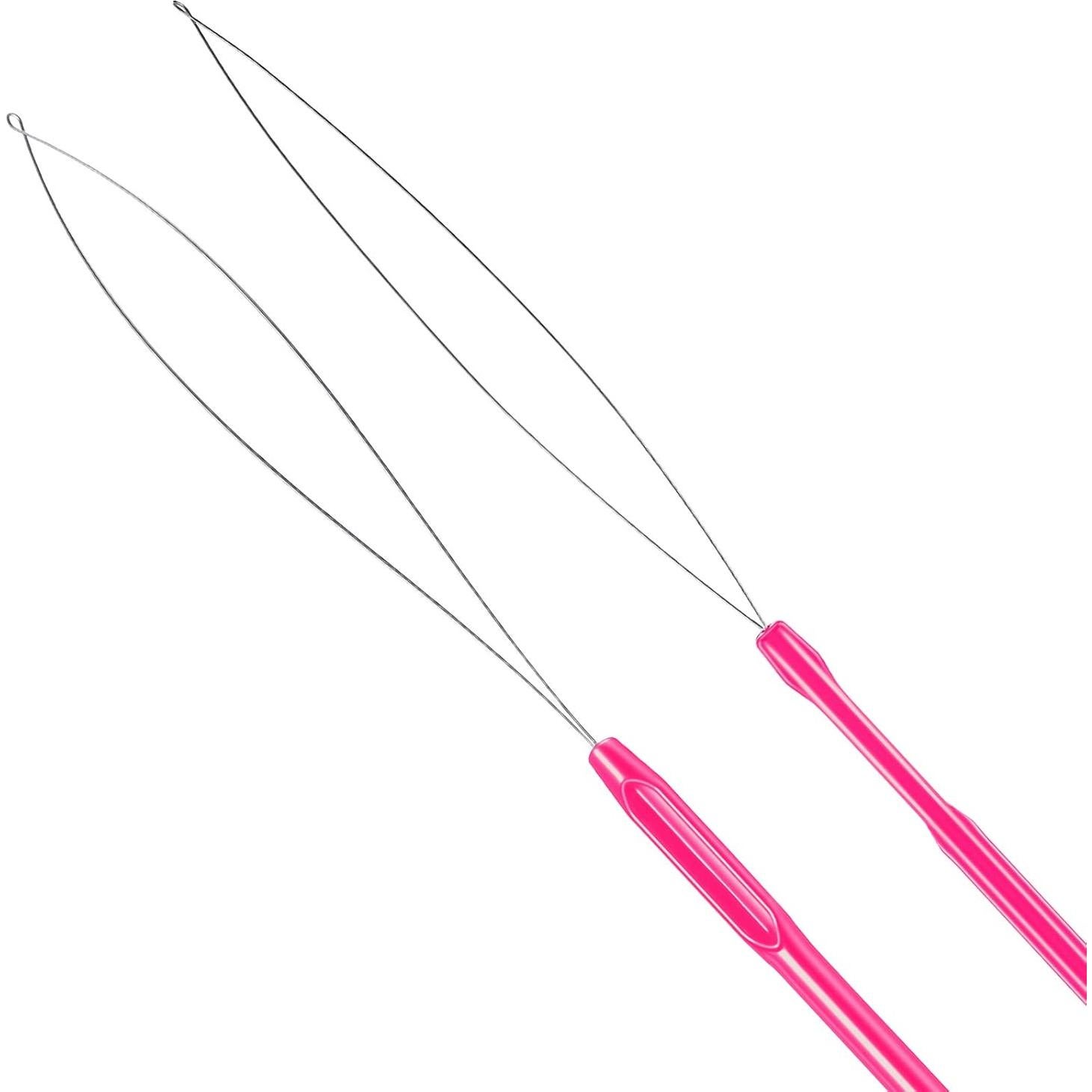 10 Piezas Herramienta de Aguja para Extensiones de Cabello Zonon