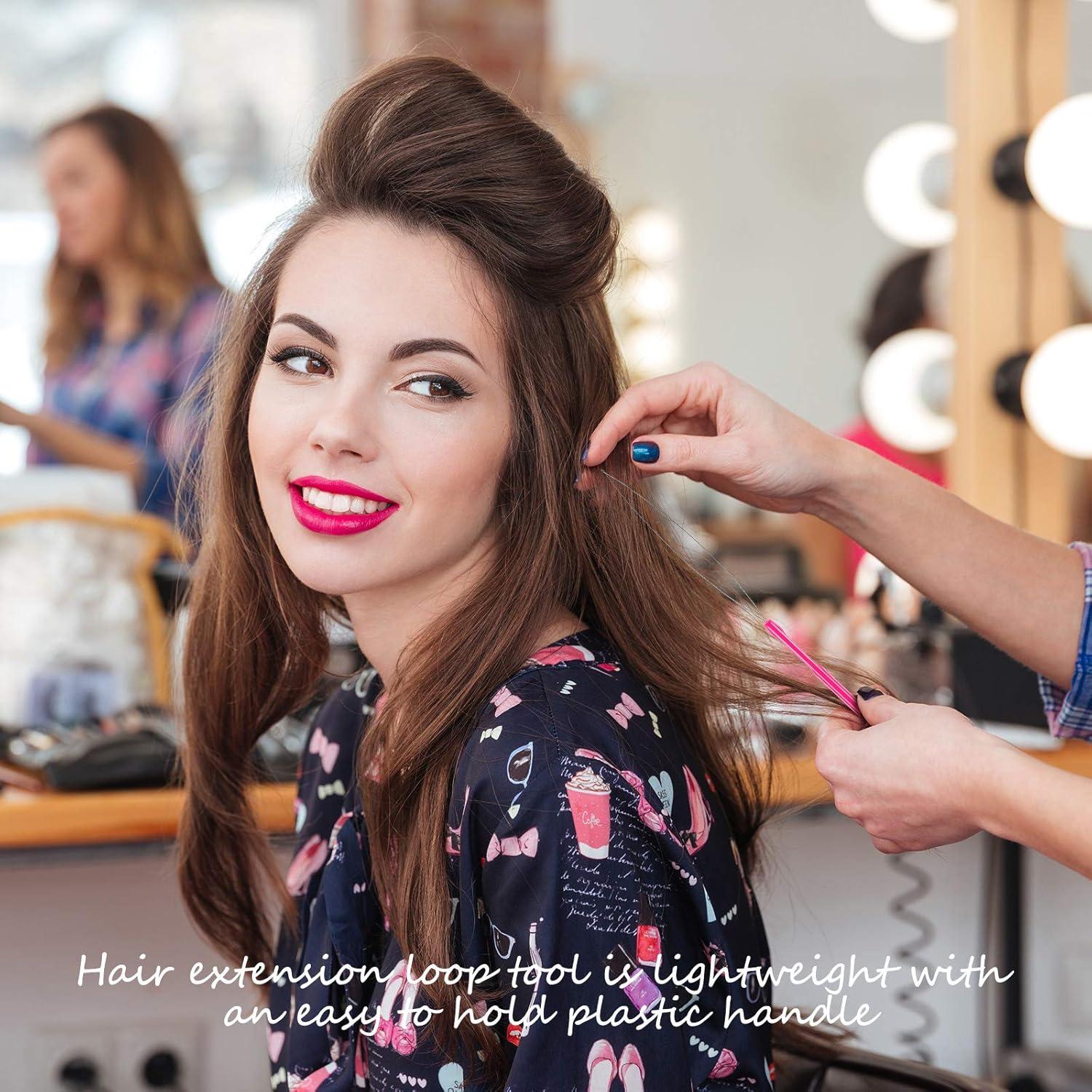 10 Piezas Herramienta de Aguja para Extensiones de Cabello Zonon