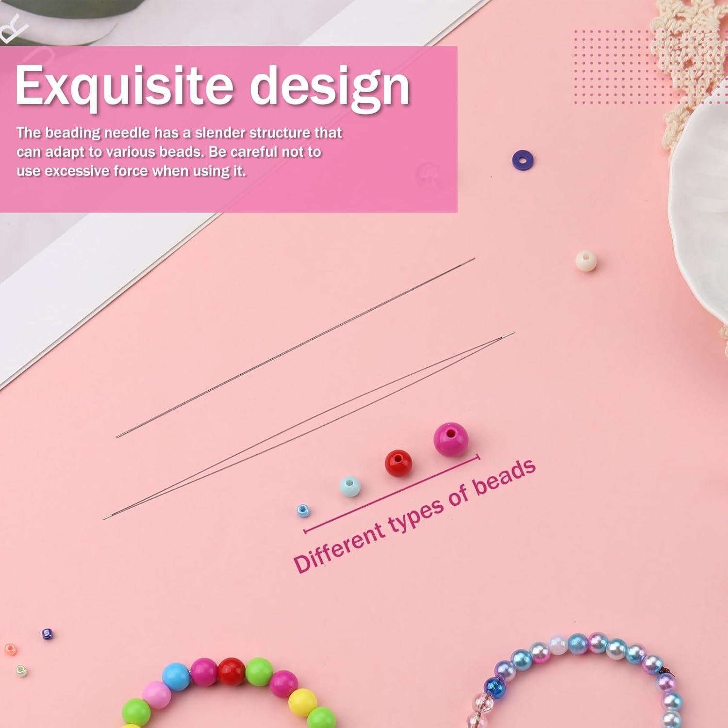 Kits de Agujas para Beading Zlulary 6 Piezas 11.48cm y 12.76cm