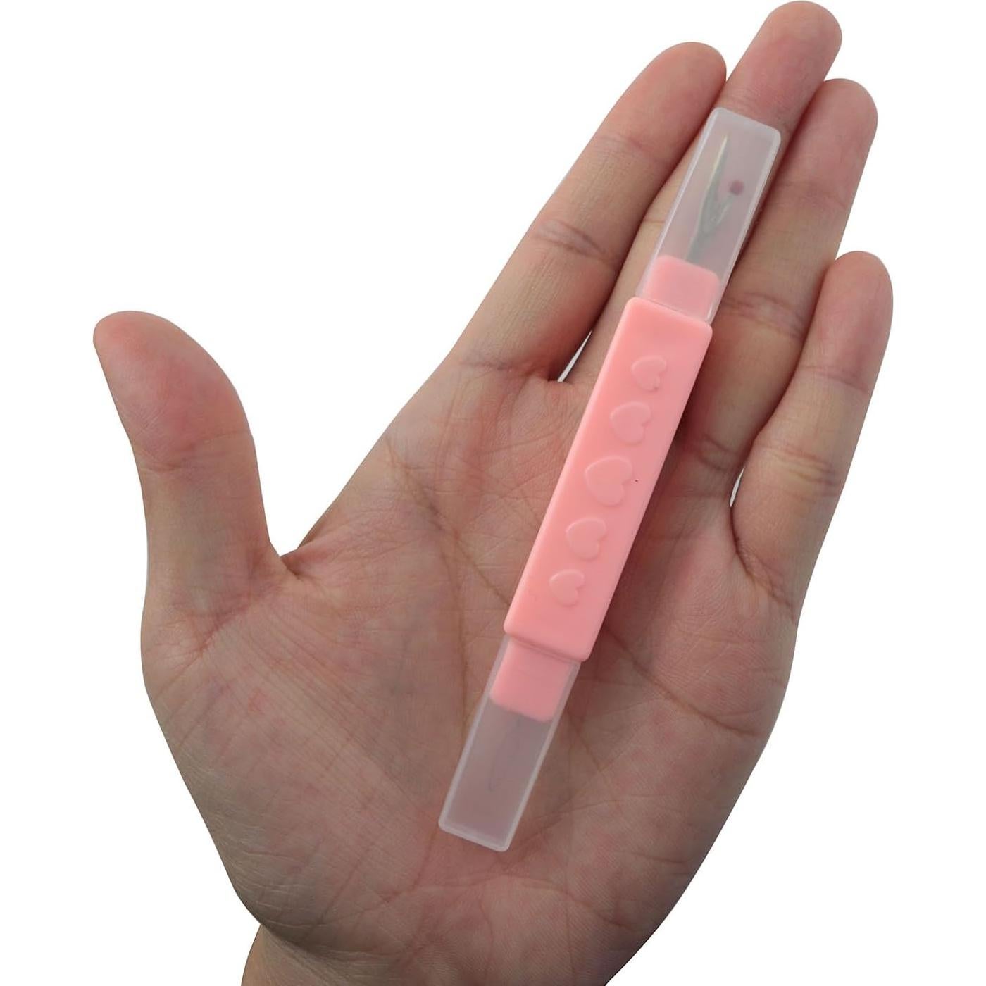 Enhebrador de Agujas 2-en-1 XGNG con Descosedor Rosa - 5 Pcs