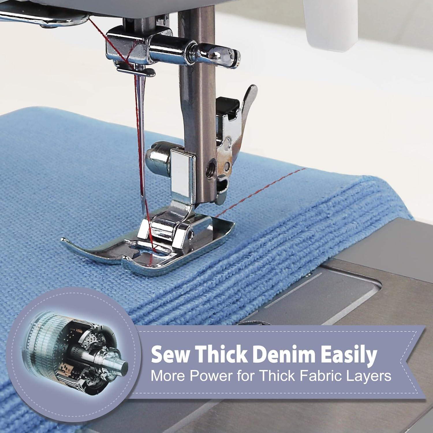 Máquina de Coser FEIYUE FYe350, Motor Servo, 23 Puntadas