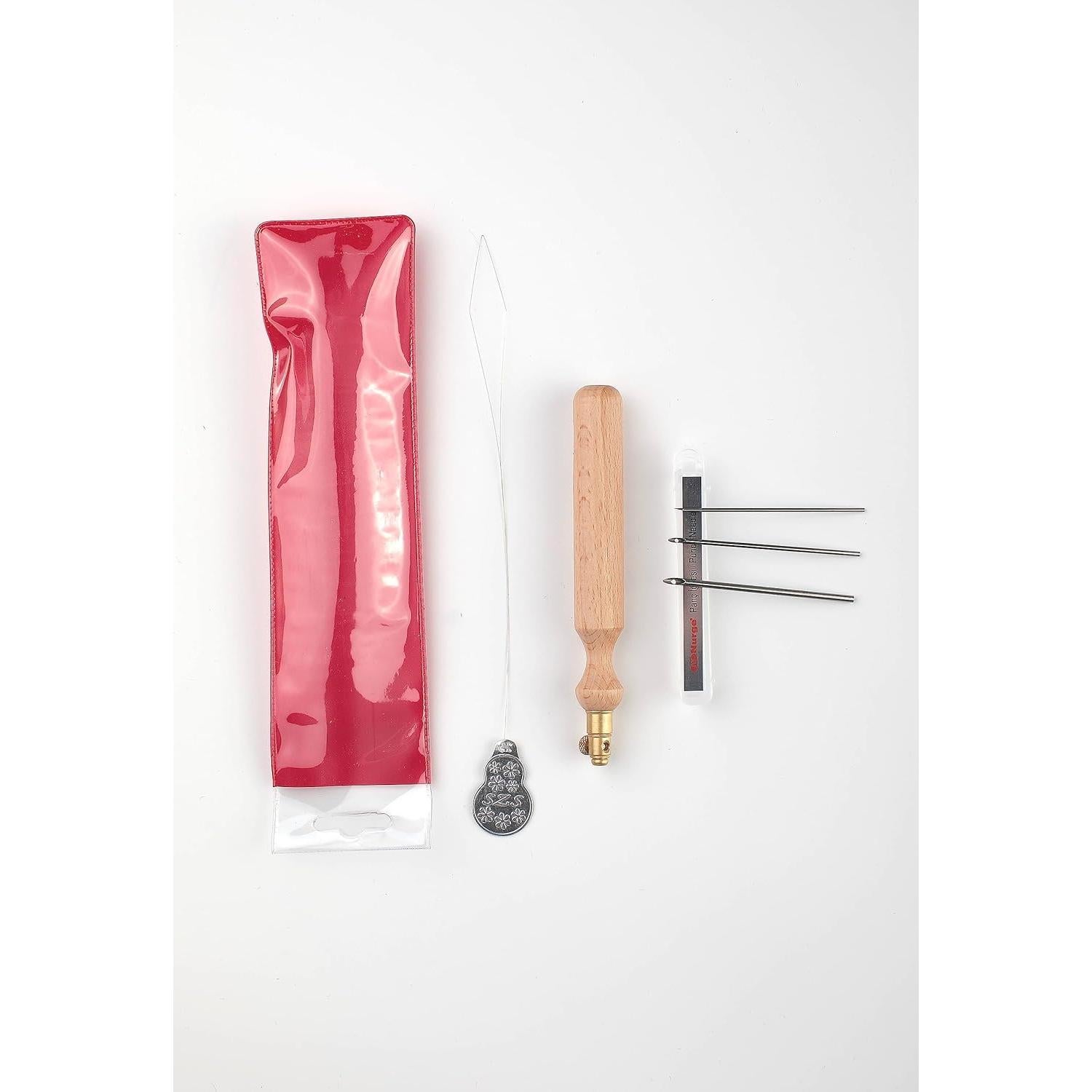 Set de Agujas de Punch Nurge 3 mm - 4 mm - 5 mm con Mango de Madera