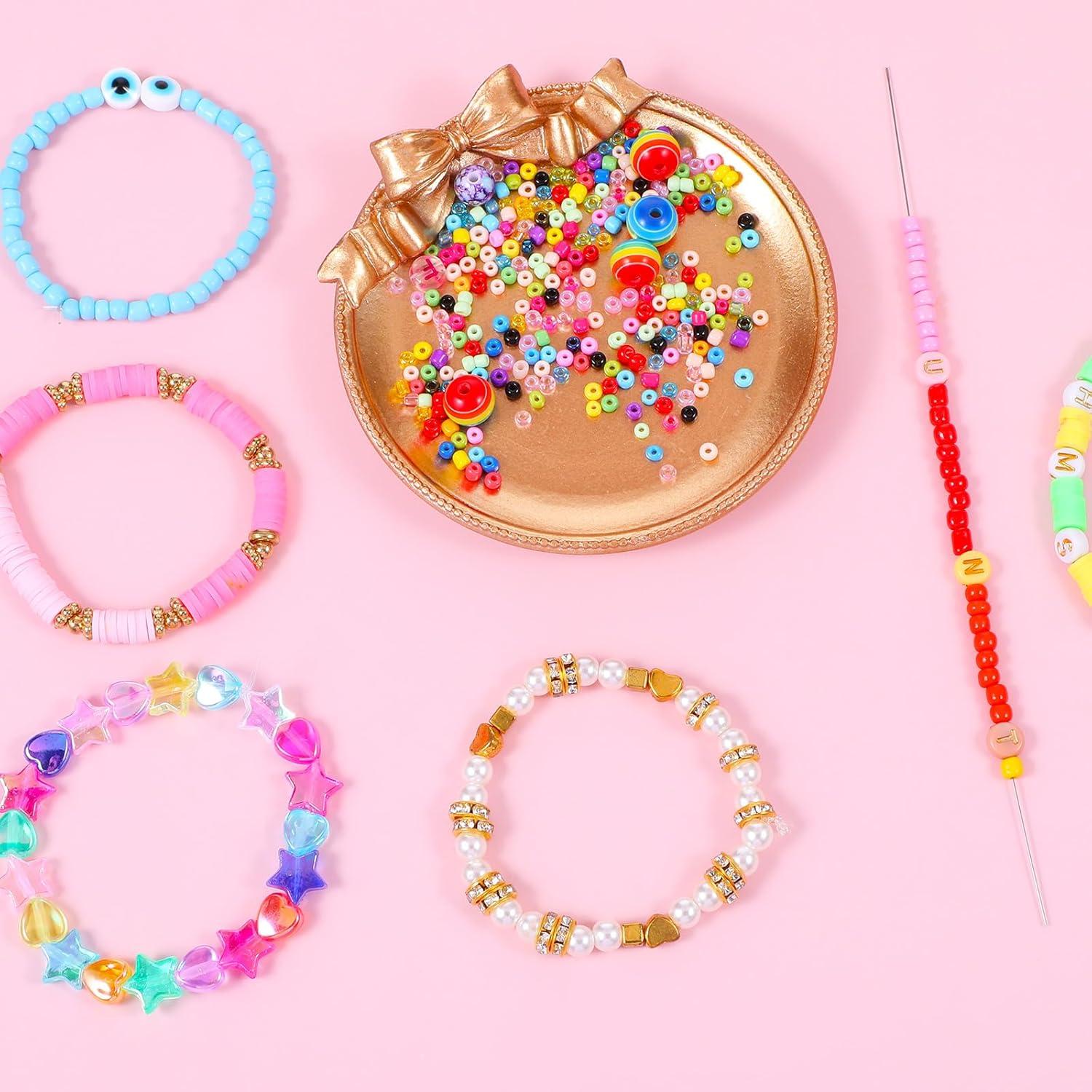 Enhebrador de Perlas Nogeqi 4 Pcs Agujas 0.5-0.8mm DIY Joyería